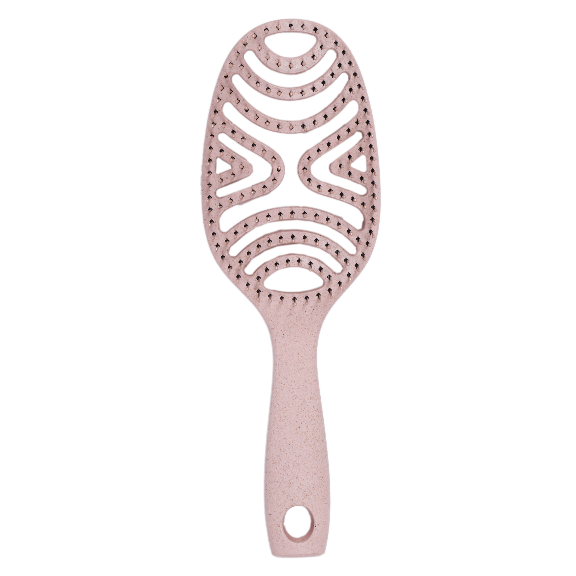 Brosse cheveux rose pâle