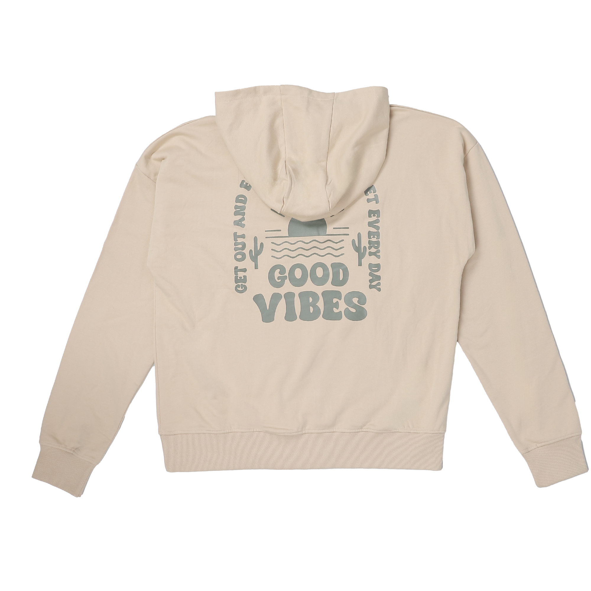Sweat à capuche  - Beige