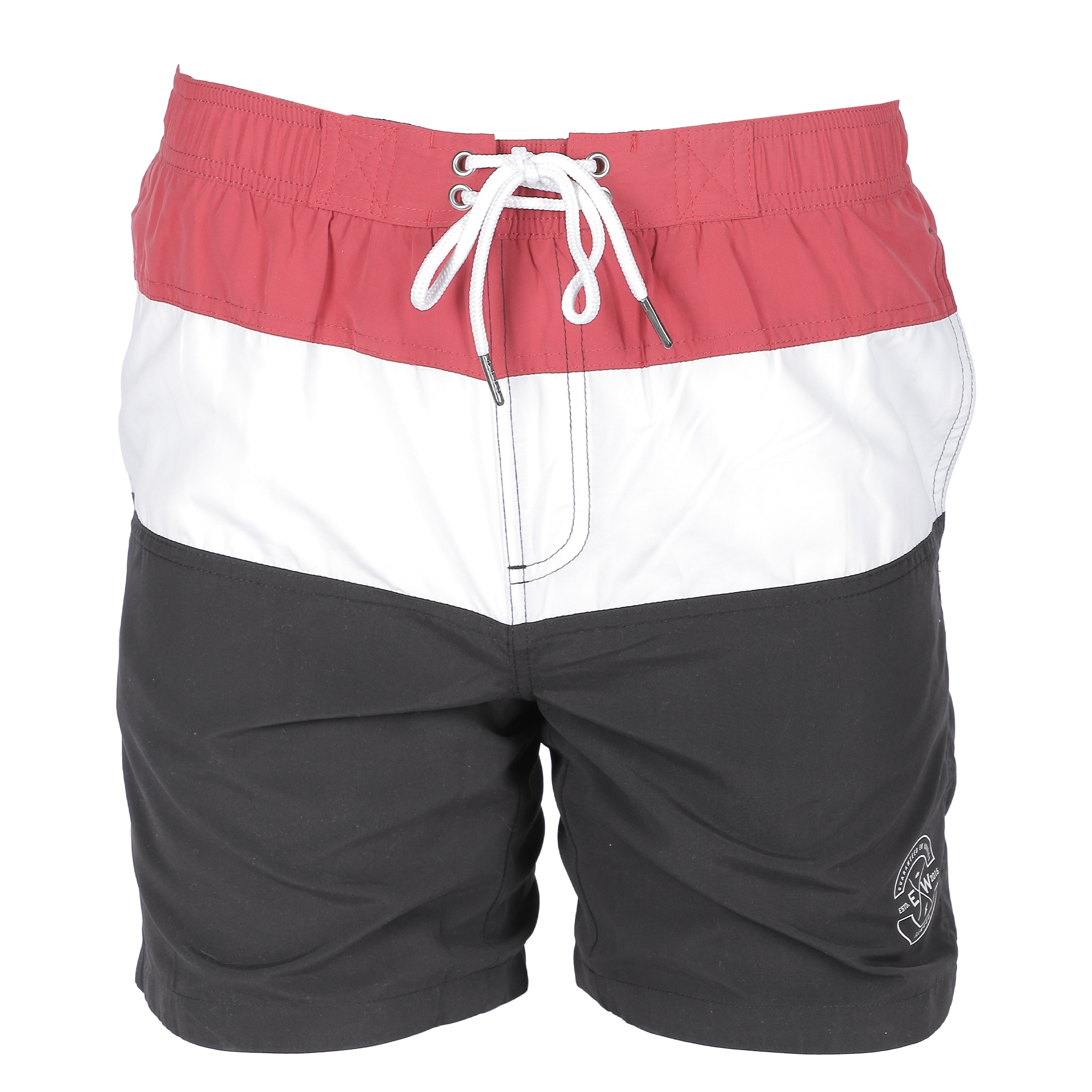 Short de bain colorblock - Bleu foncé