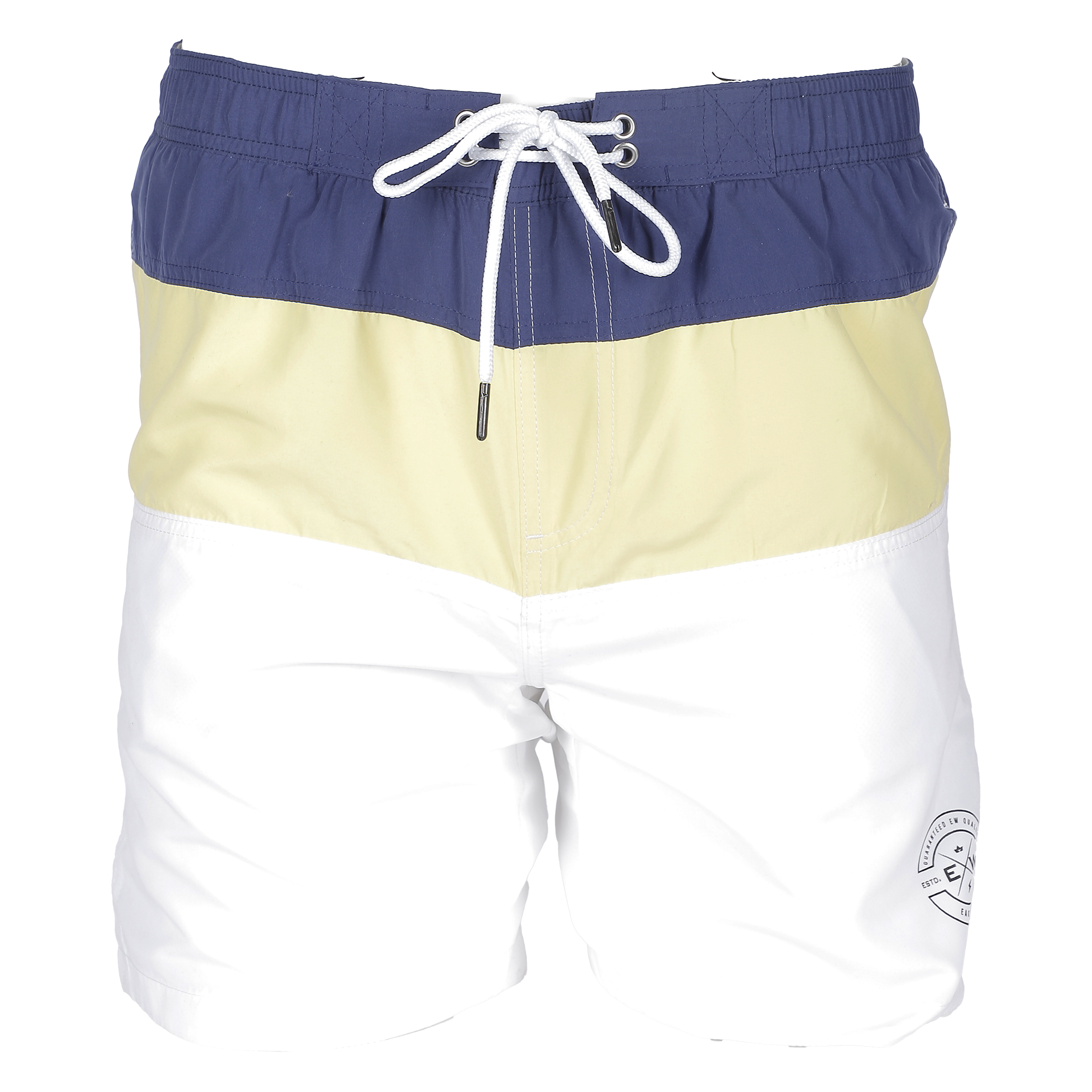 Short de bain colorblock - Bleu foncé