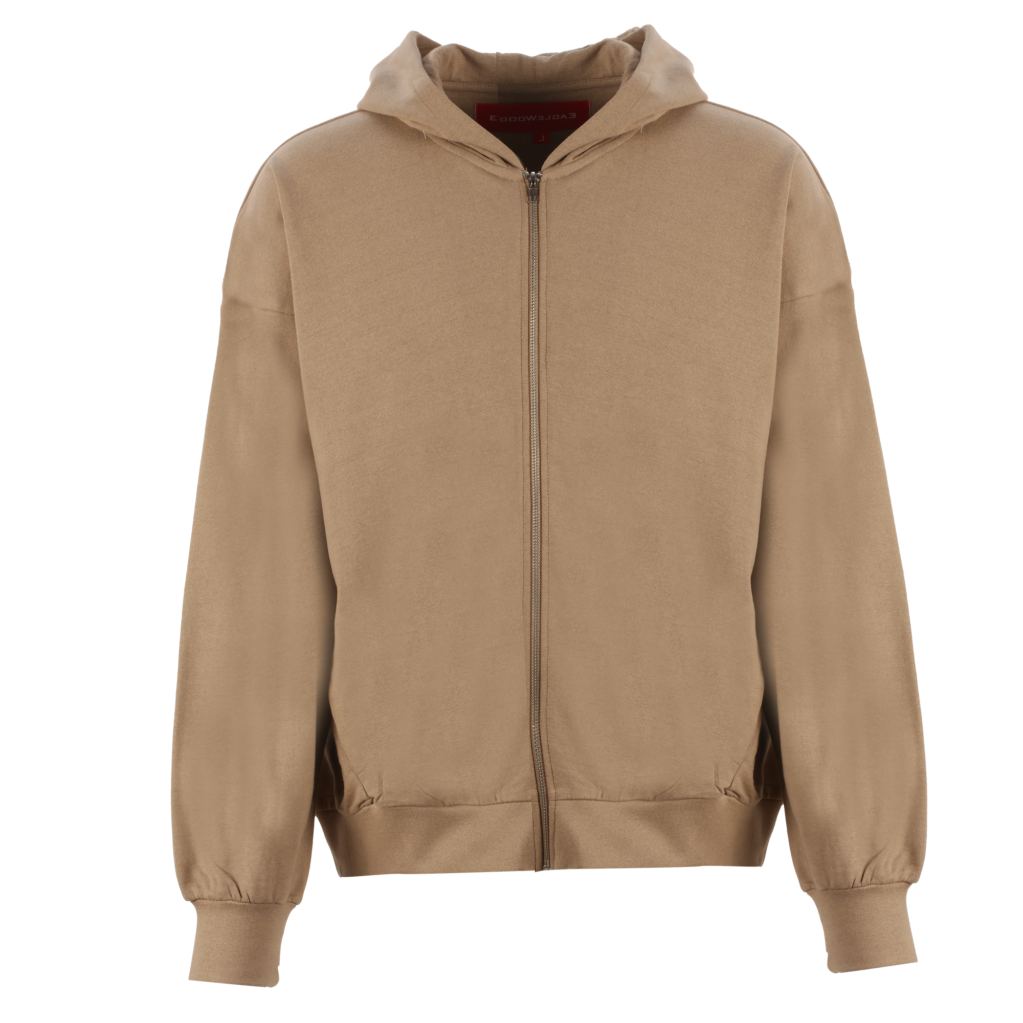 Sweat zippé à capuche - Gris