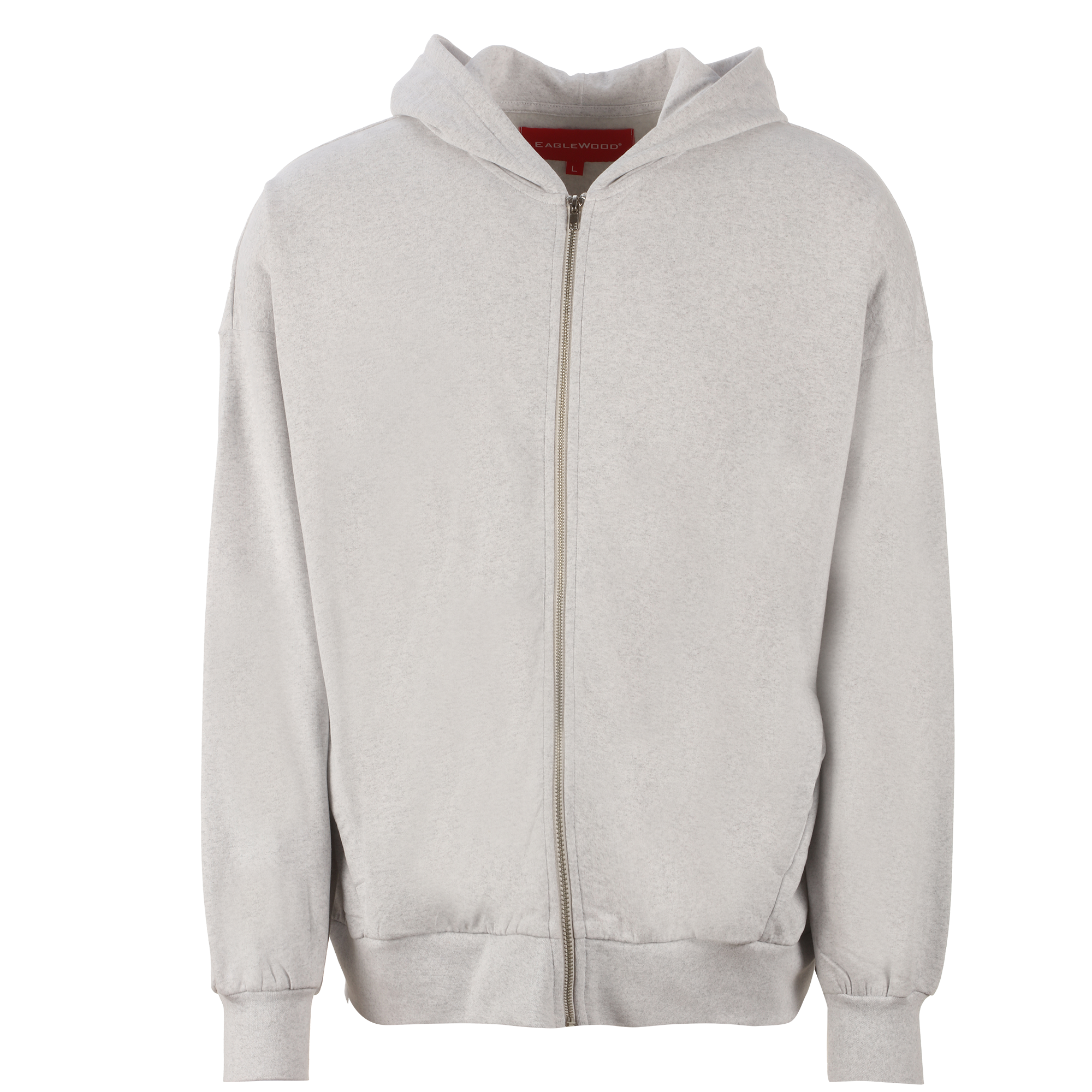 Sweat zippé à capuche - Gris