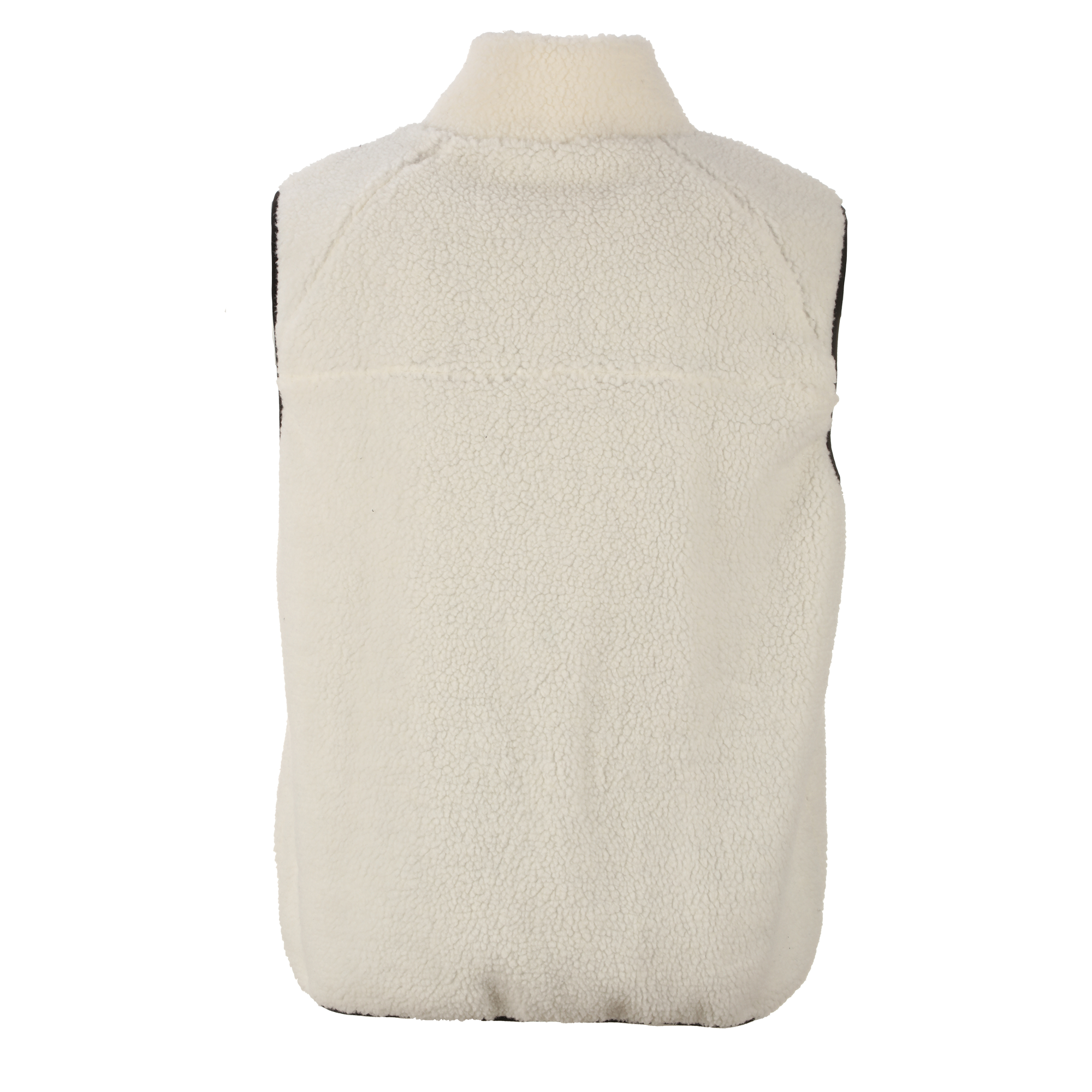 Veste sans manches sherpa  - Noir