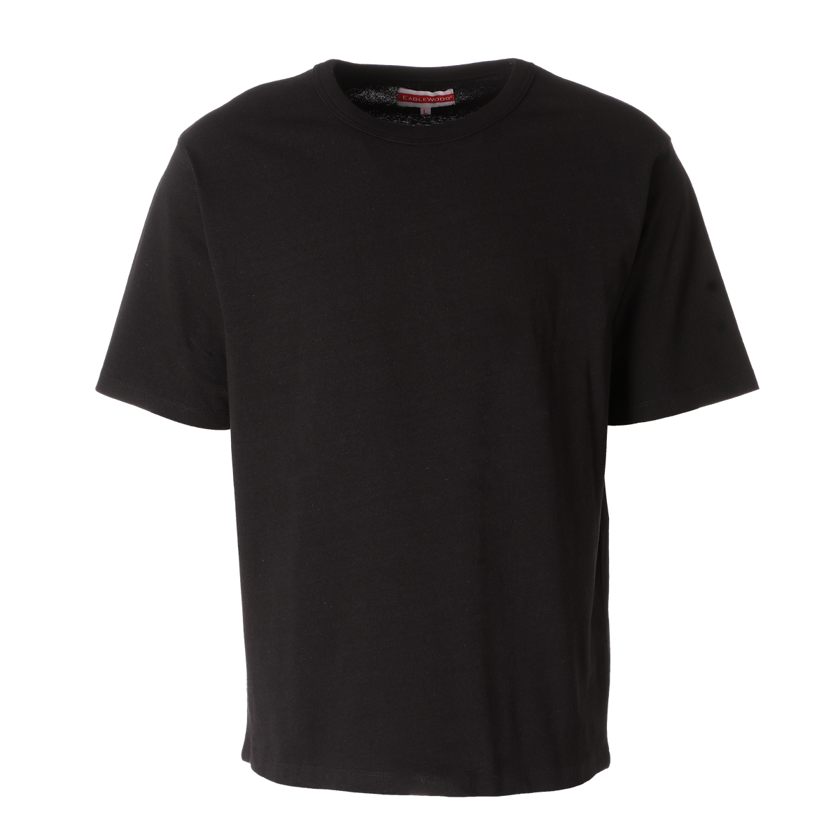 T-shirt homme Eaglewood en coton lourd noir – S à XXL