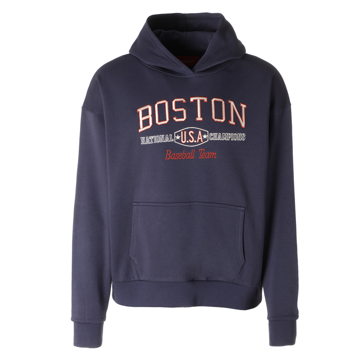 Sweat à capuche homme Eaglewood à double imprimé bleu marine – S à XXL