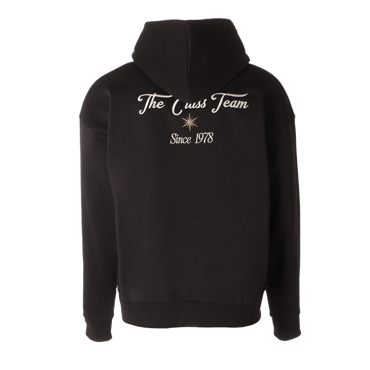 Sweat à capuche homme Eaglewood à double imprimé noir – S à XXL