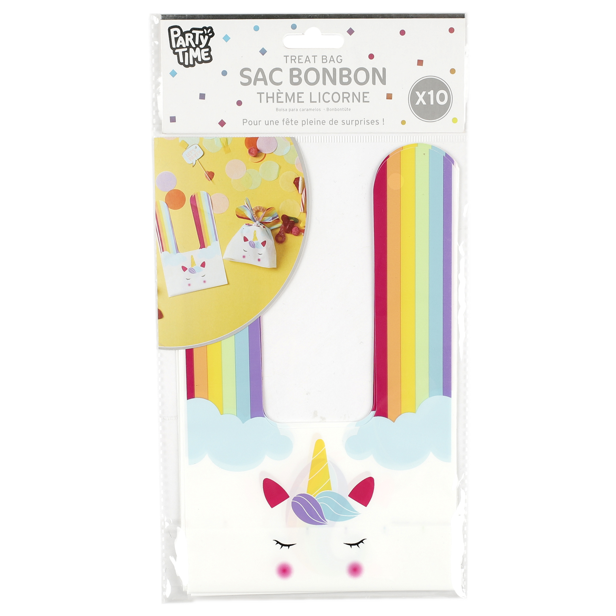 10 sacs à bonbons Licorne
