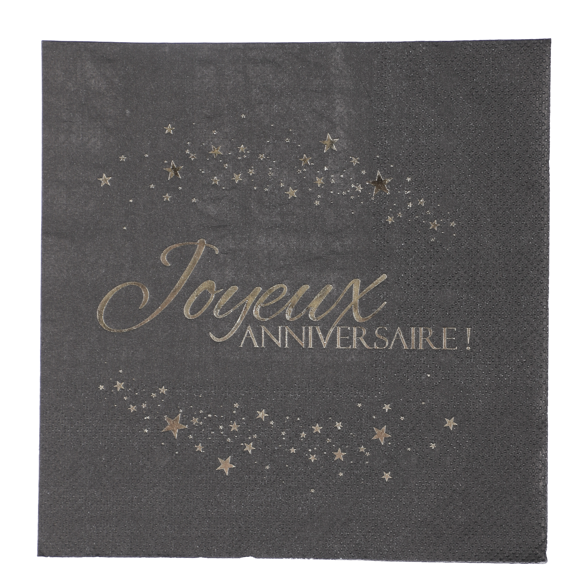 20 serviettes en papier Joyeux anniversaire
