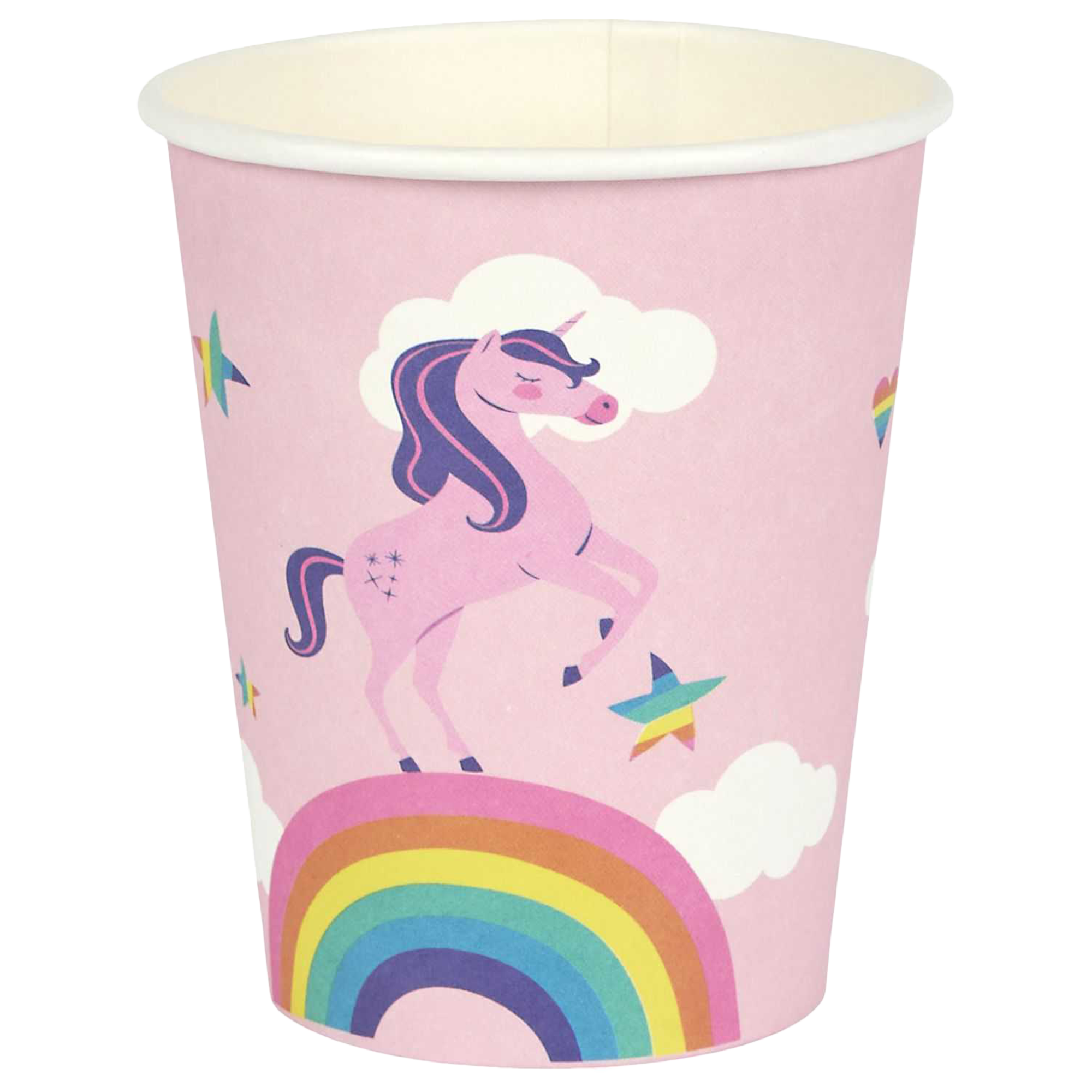 6 gobelets en carton licorne