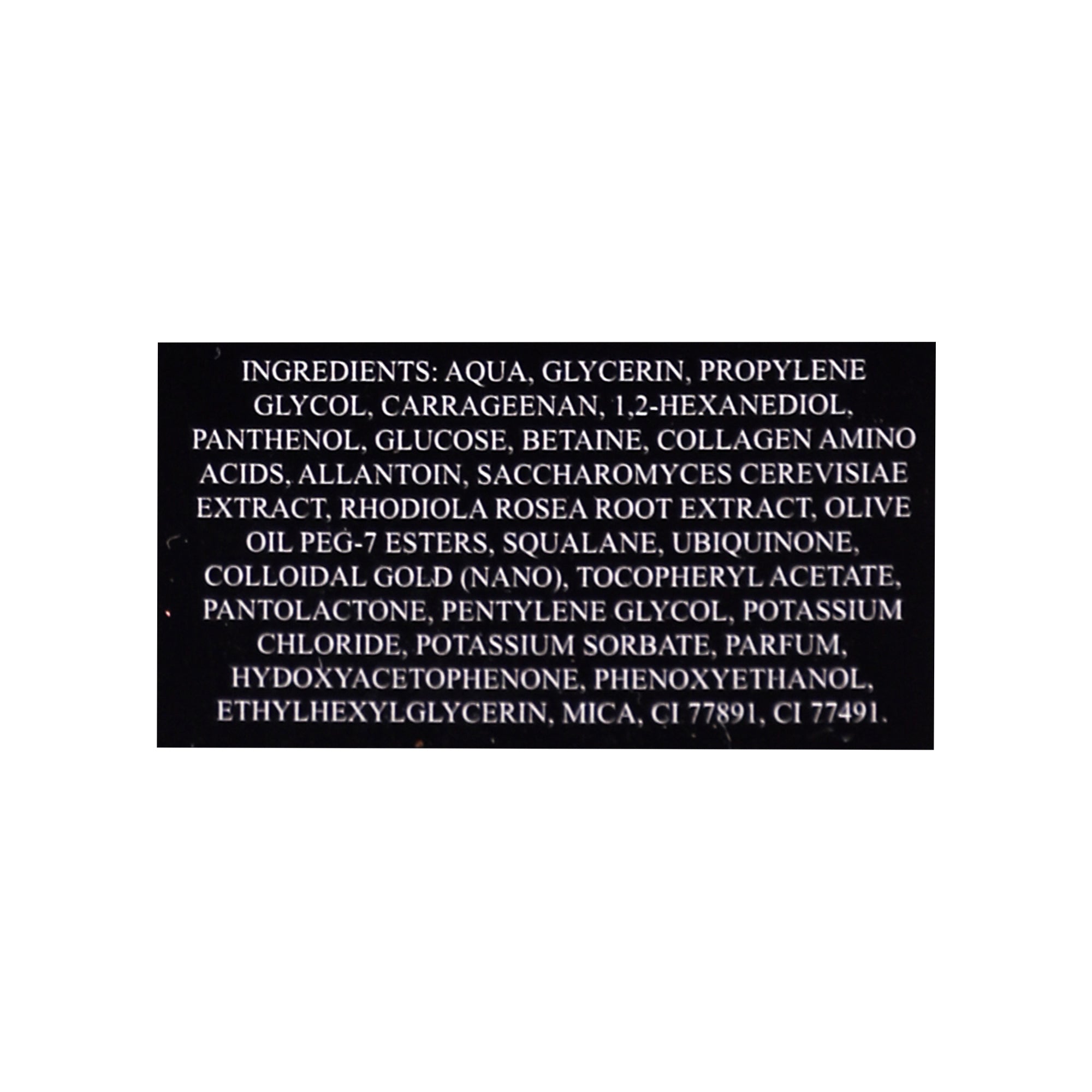 5X2 Patchs pour les yeux hydrogel or et collagènes