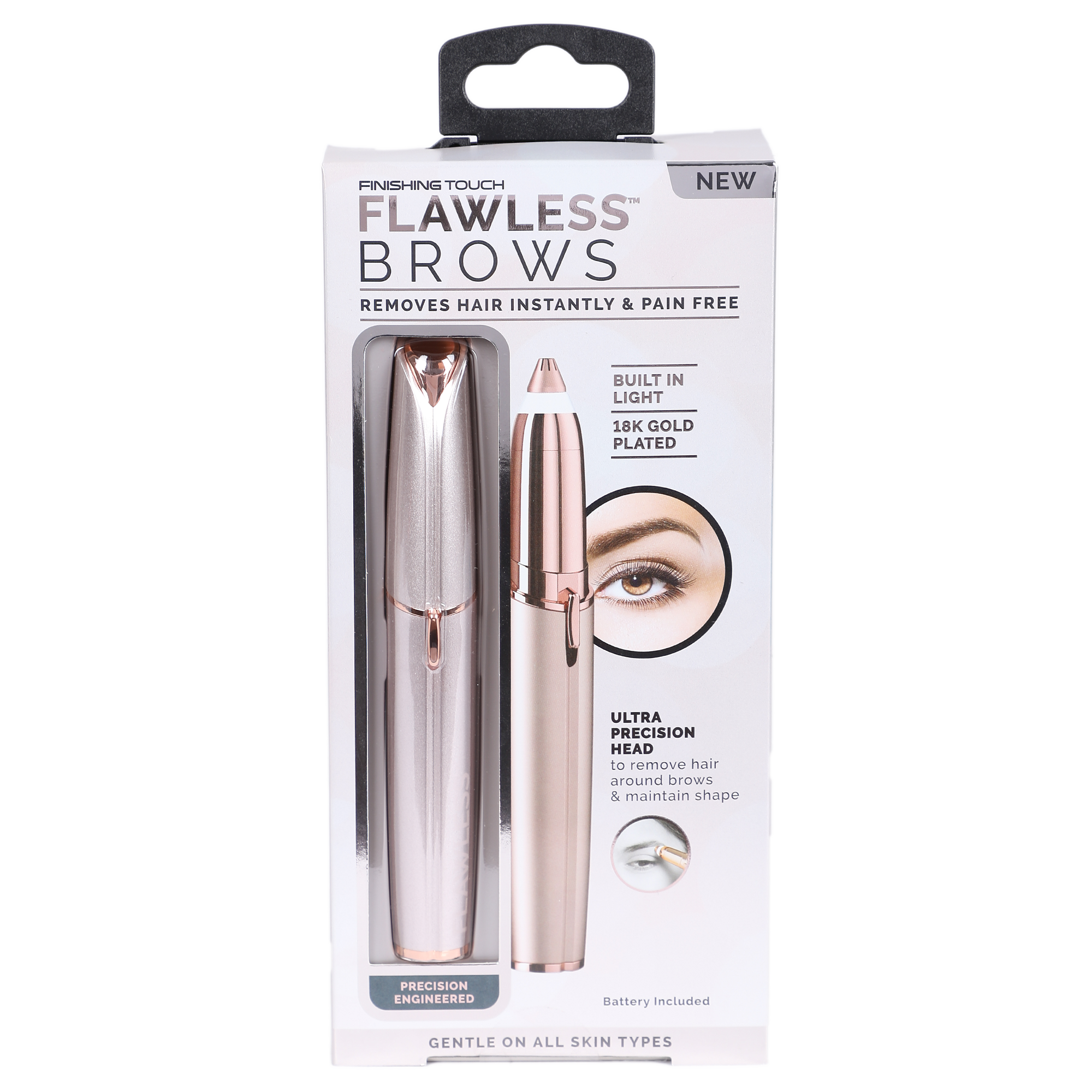 Rasoir sourcils finishing touch