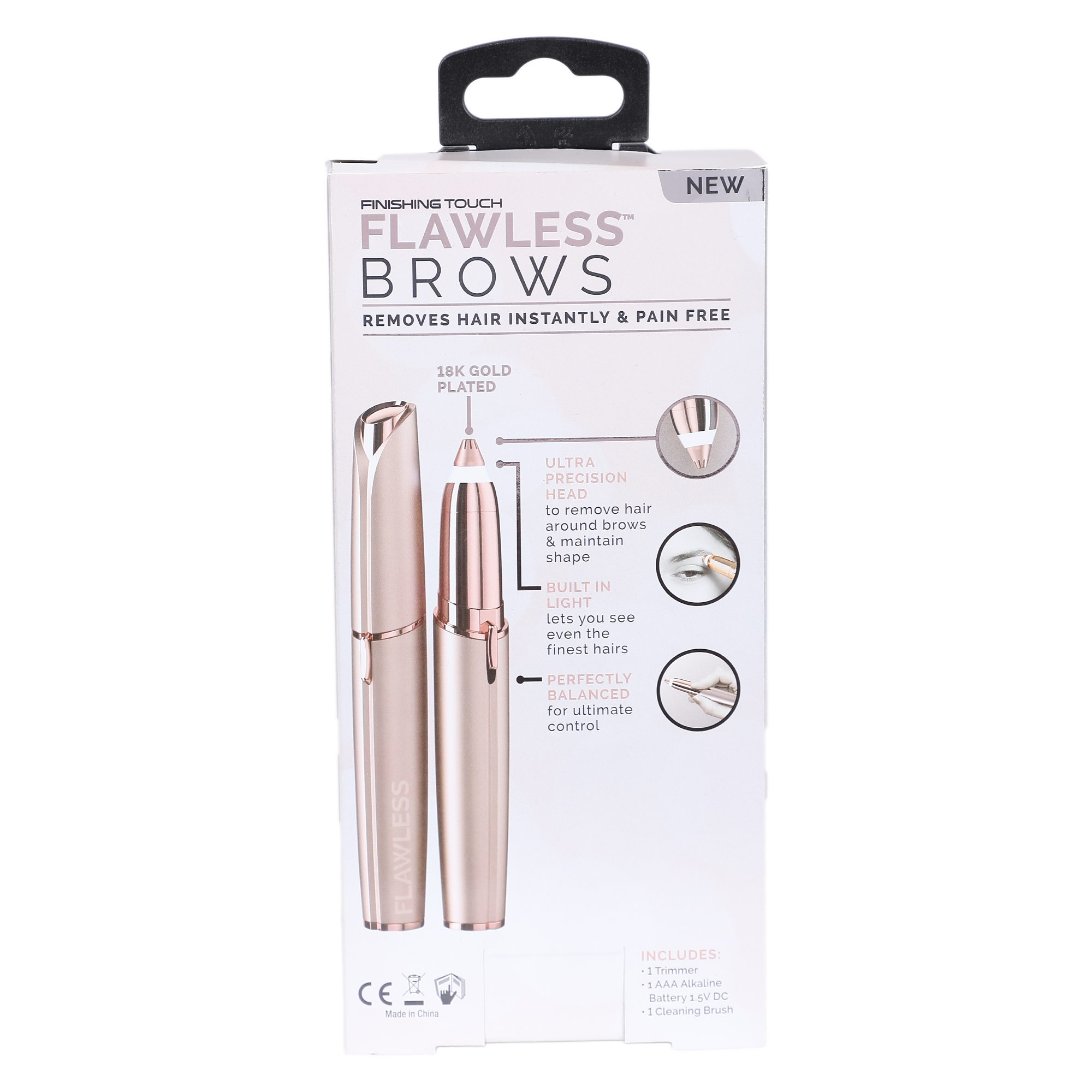 Rasoir sourcils finishing touch