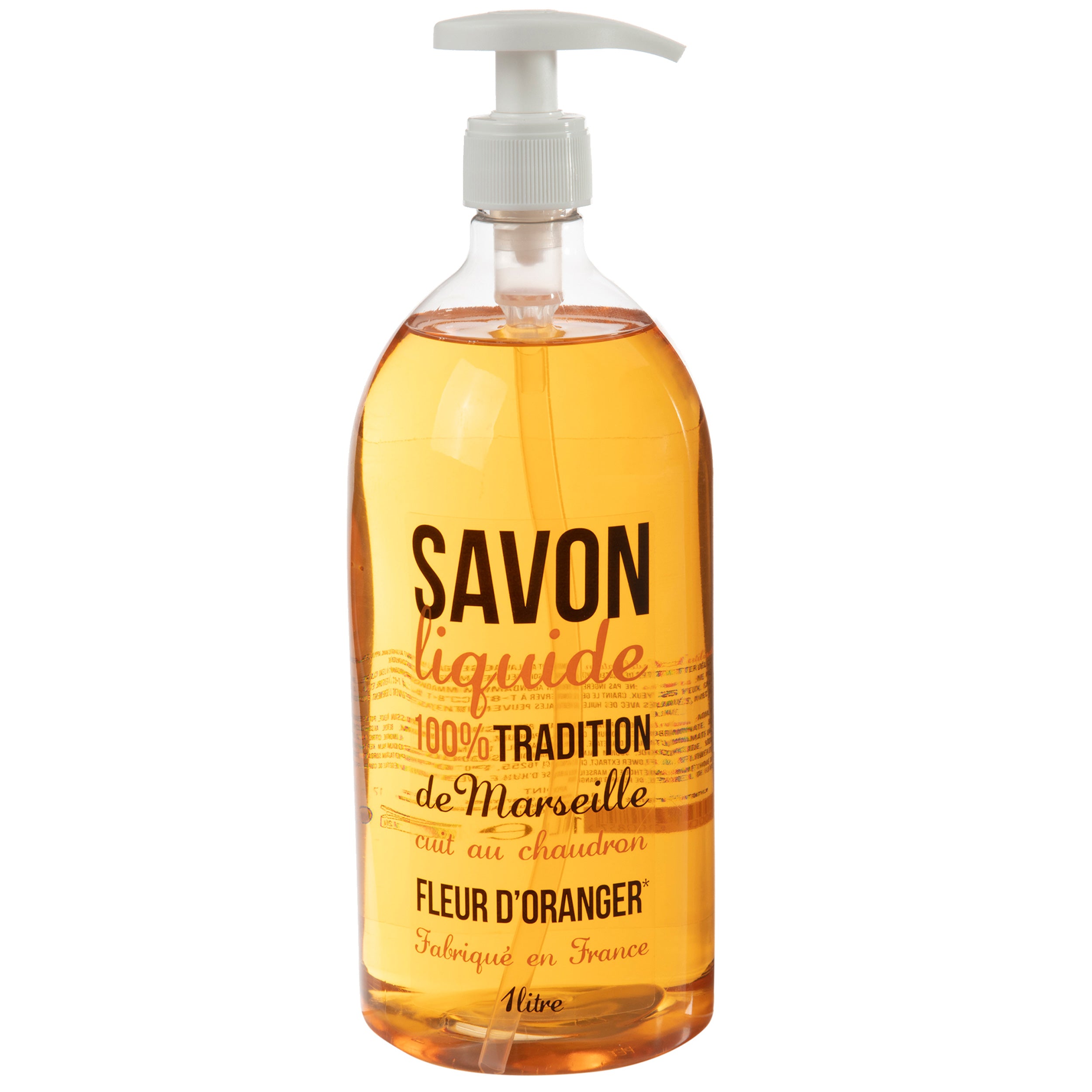 Savon liquide main fleur d'oranger 1L