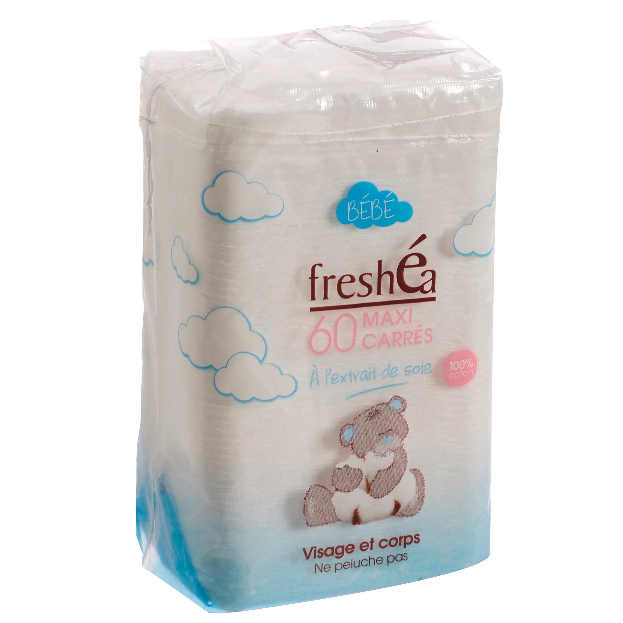 60 maxi carrés de coton bébé