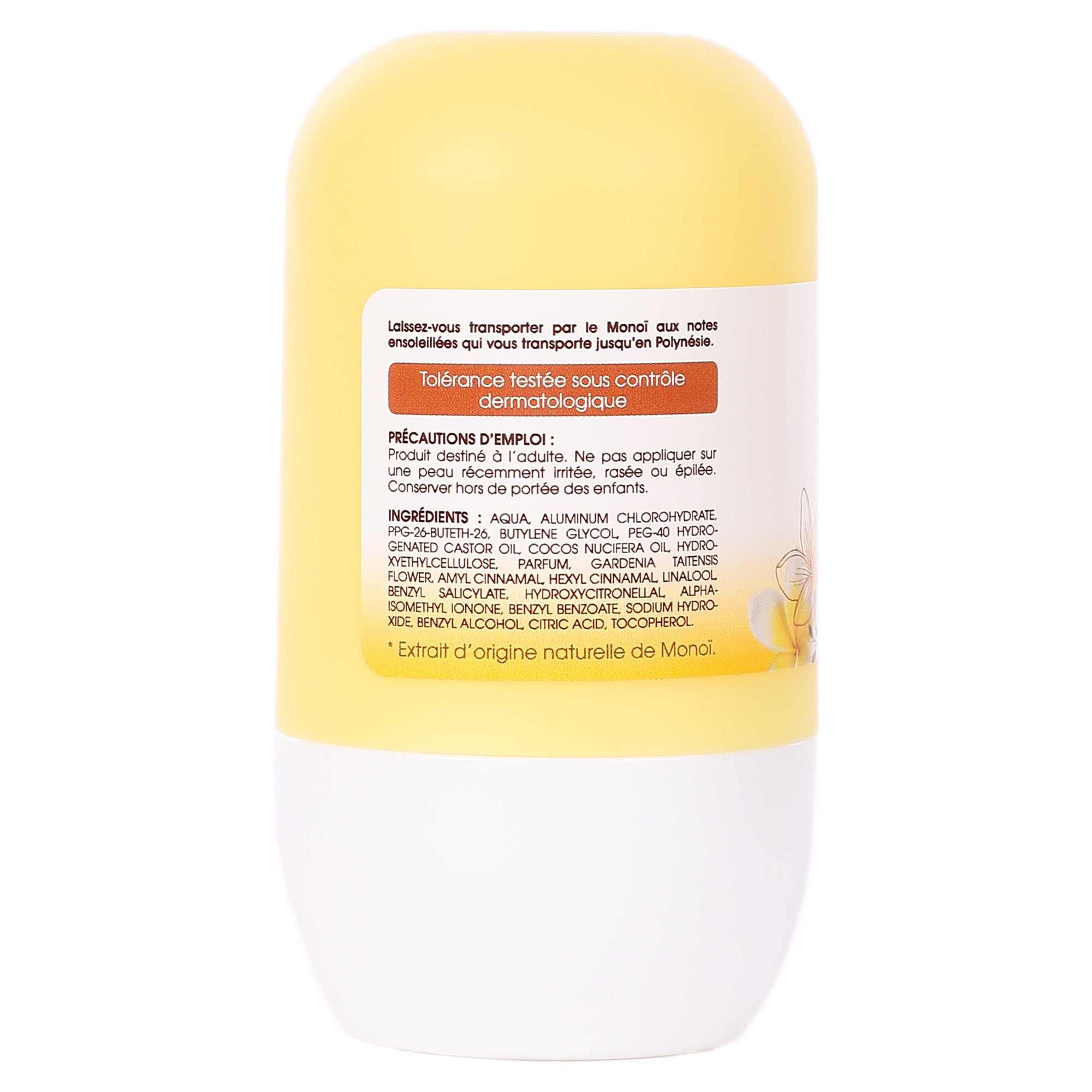 Déodorant à bille monoï de Tahiti