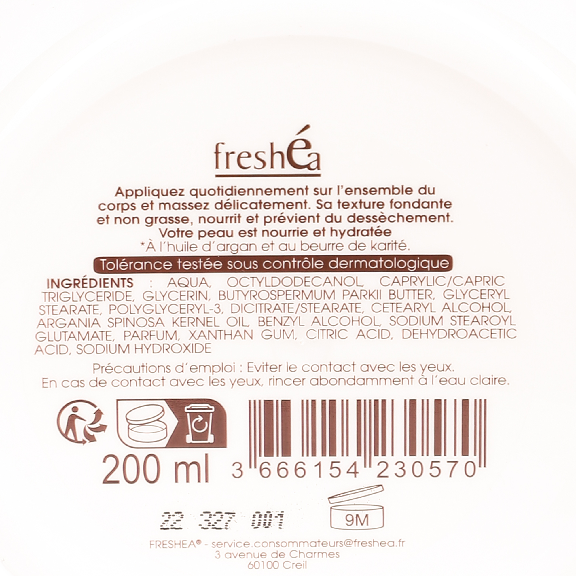 Baume fondant nourrissant argan et karité