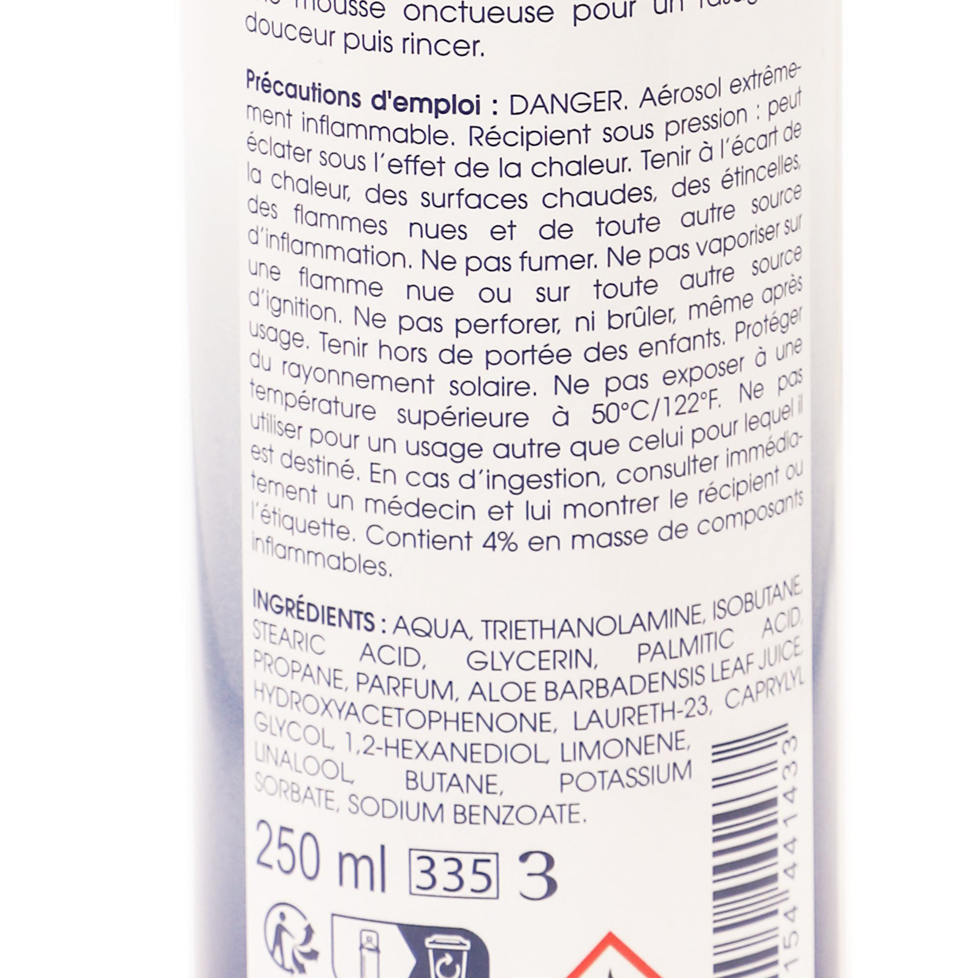 Mousse à raser peaux sensibles Men