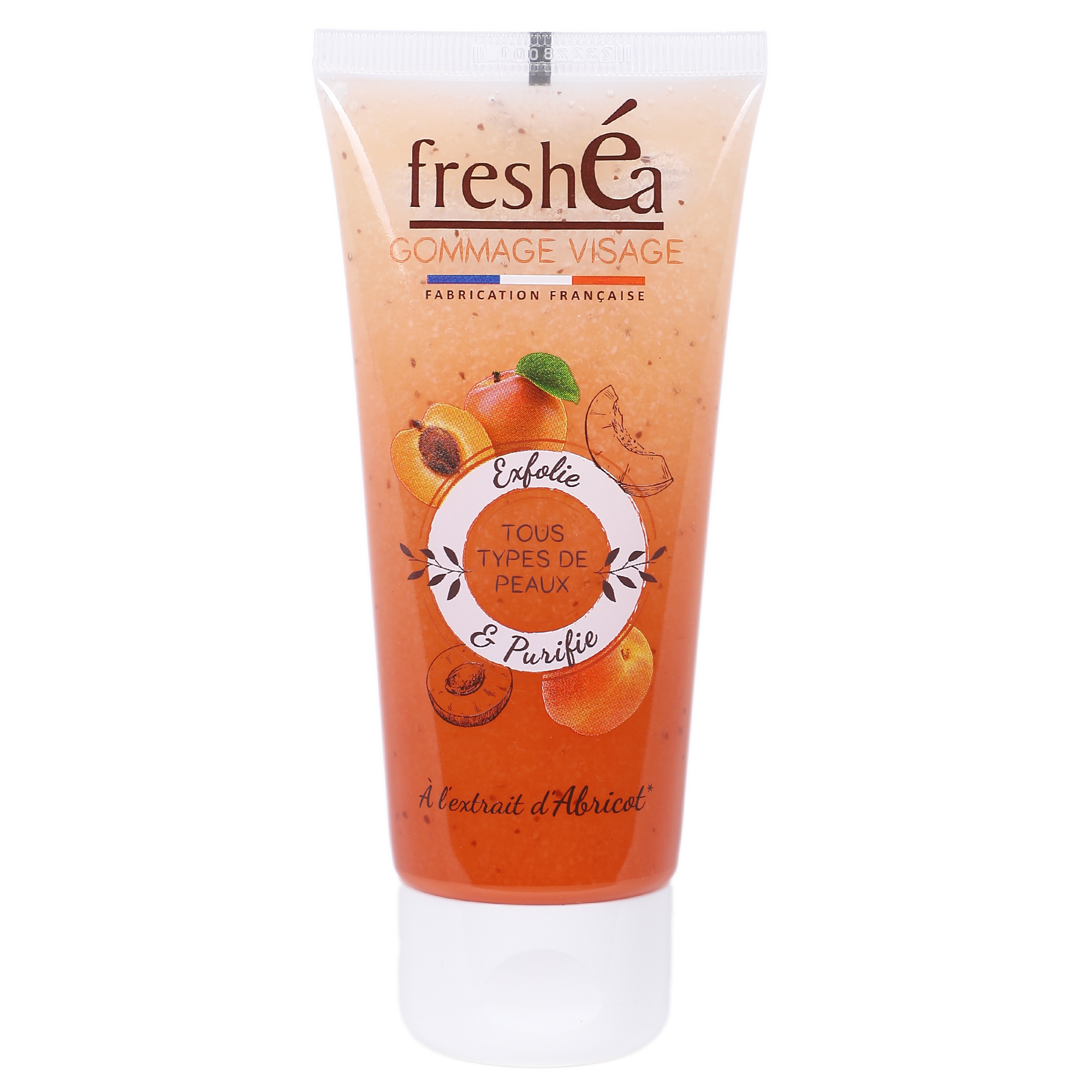 Gommage pour le visage pèche