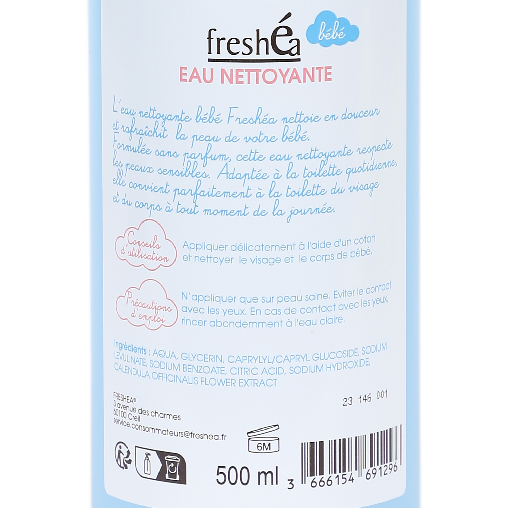 Eau nettoyante pour bébé