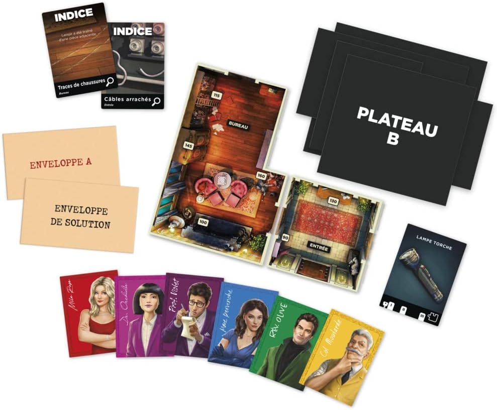 Cluedo Trahison au Manoir Tudor, Jeu de Détective Escape Game