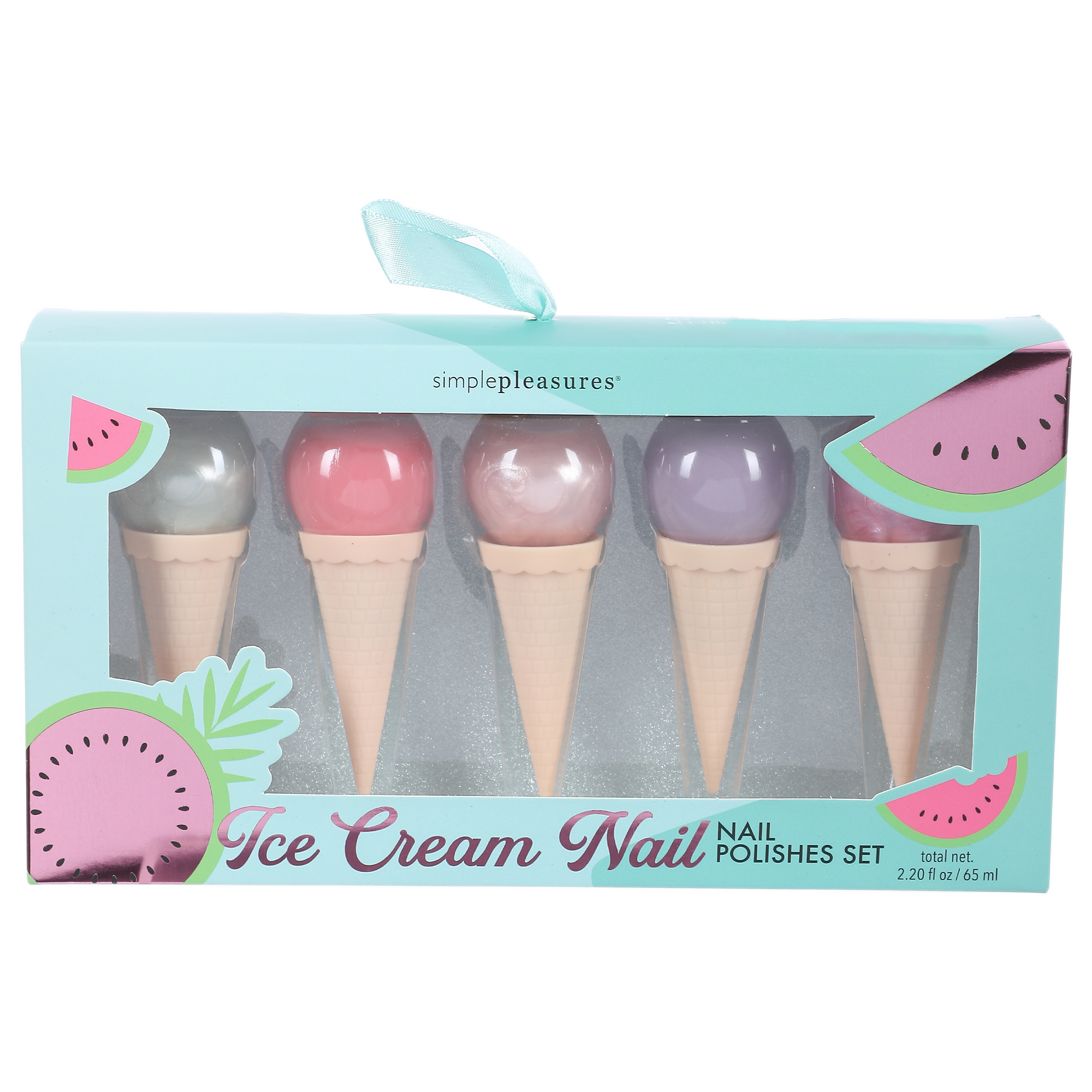 SET DE 5 VERNIS A ONGLES GLACE