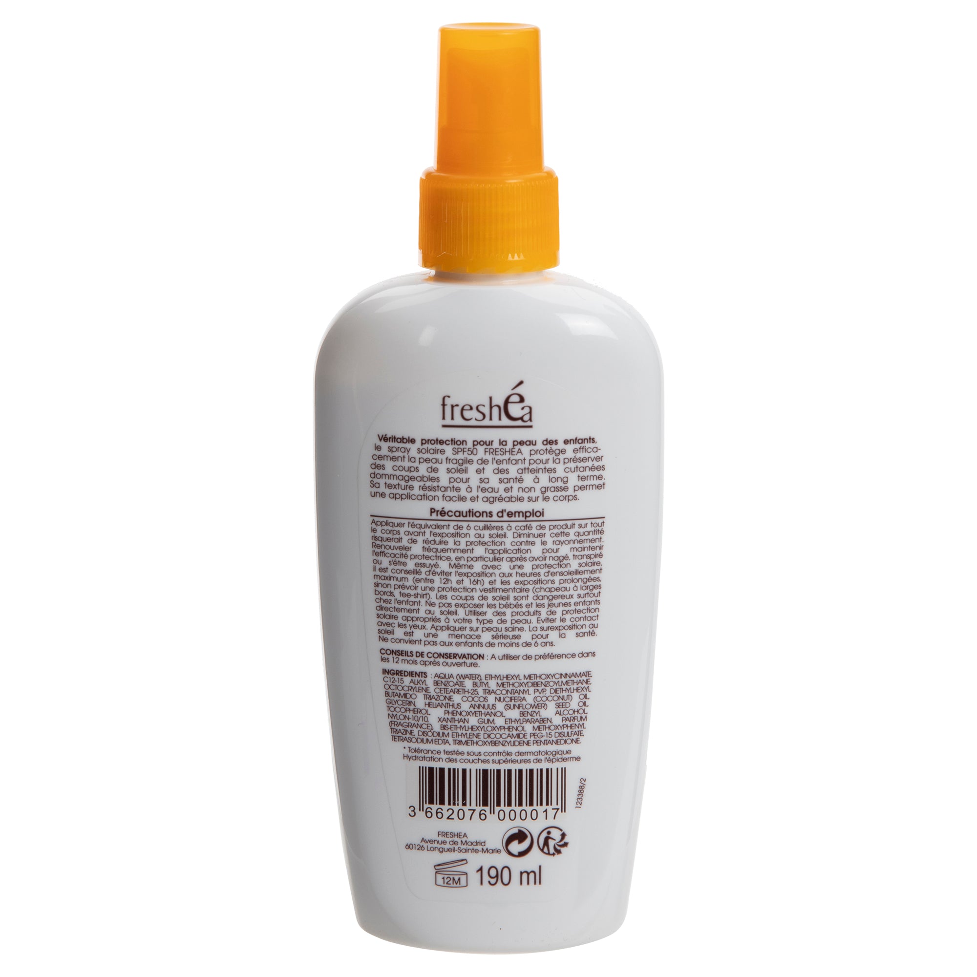 Spray solaire hydratant enfant SPF 50