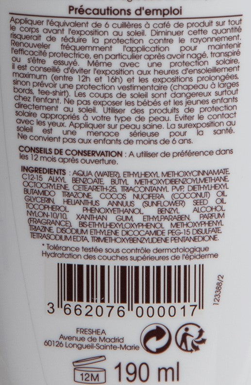 Spray solaire hydratant enfant SPF 50