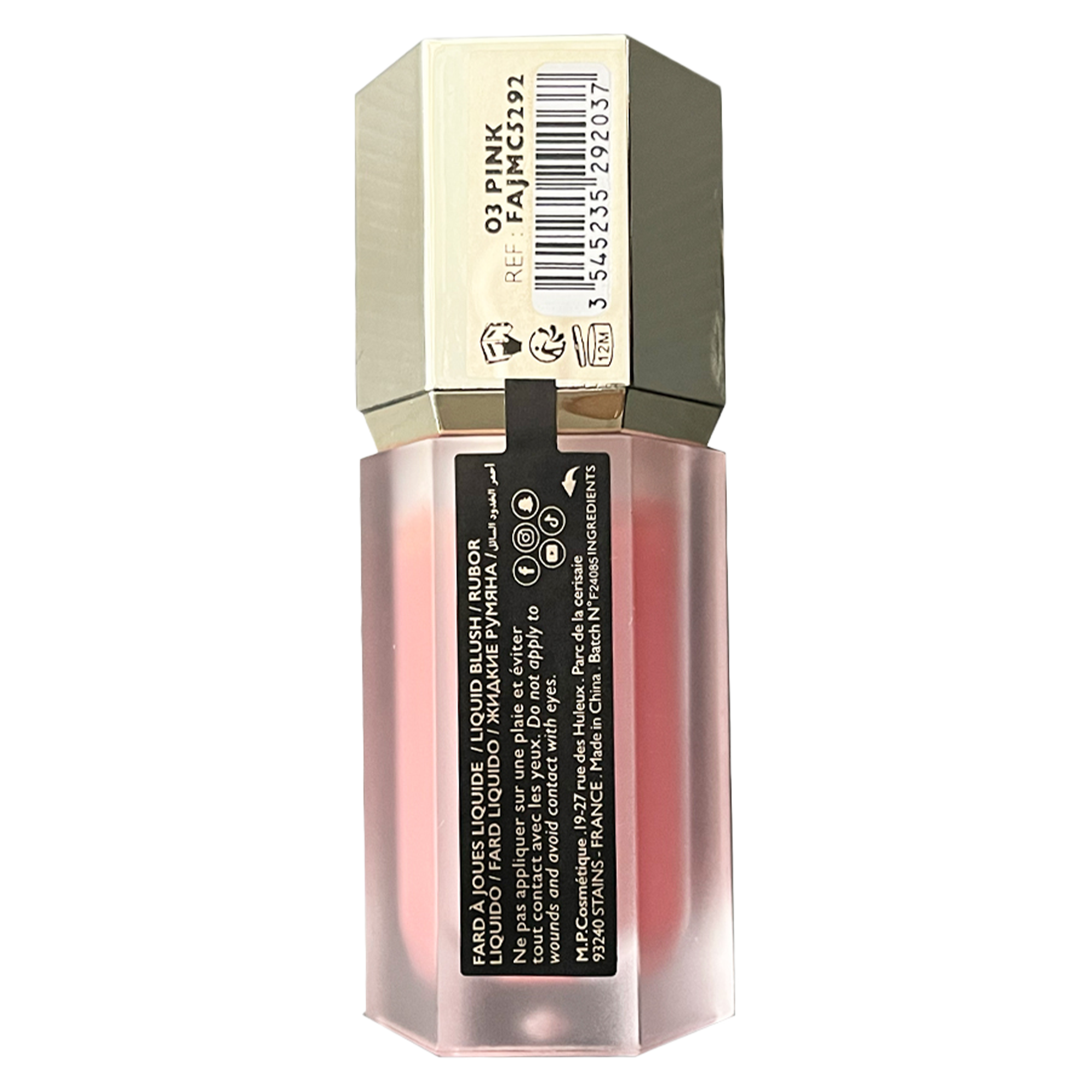 Blush liquide teint N03 pink