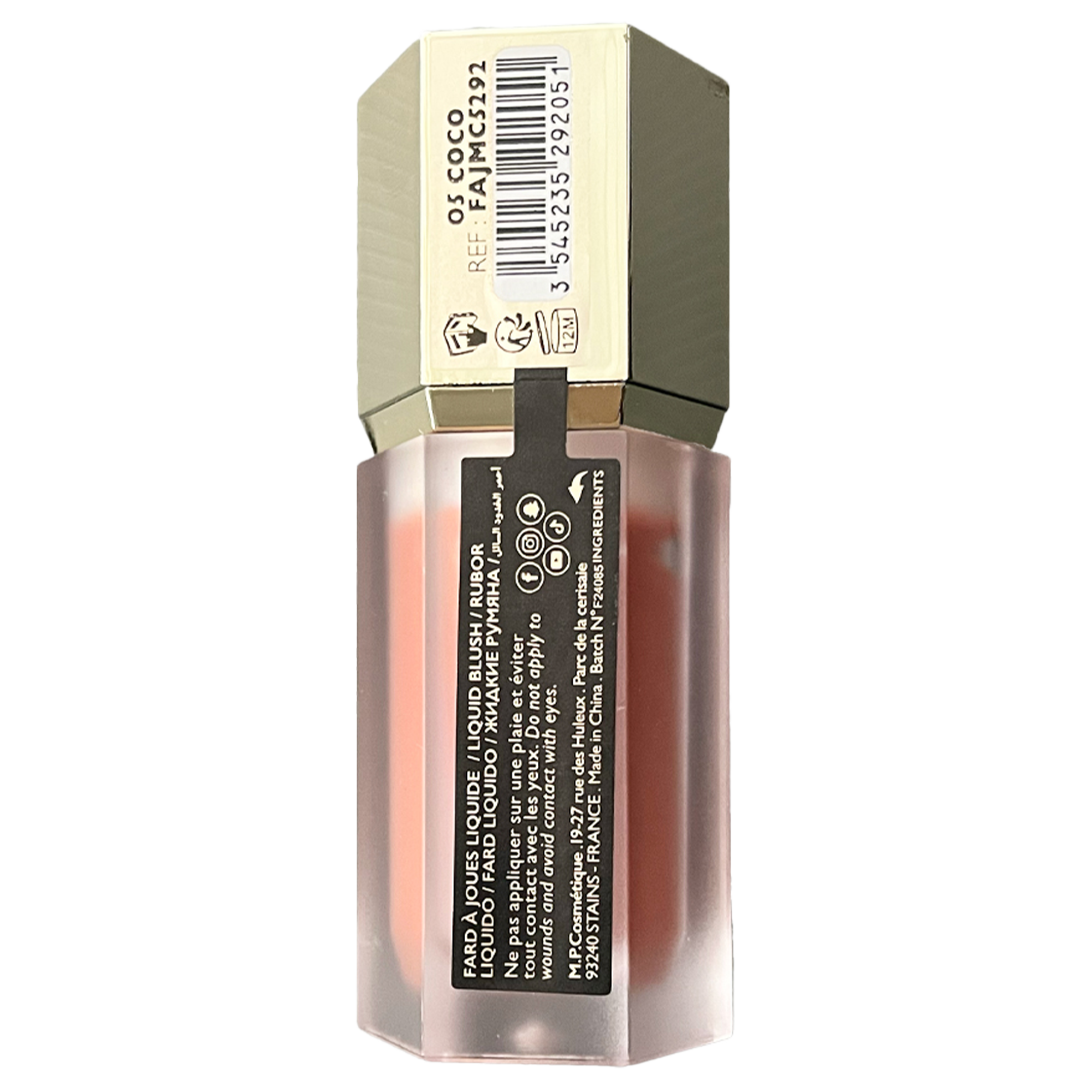 Blush liquide teint N05 coco