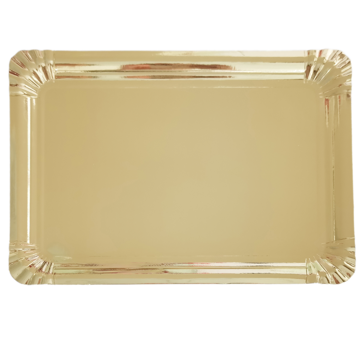 3 plateaux cartons or