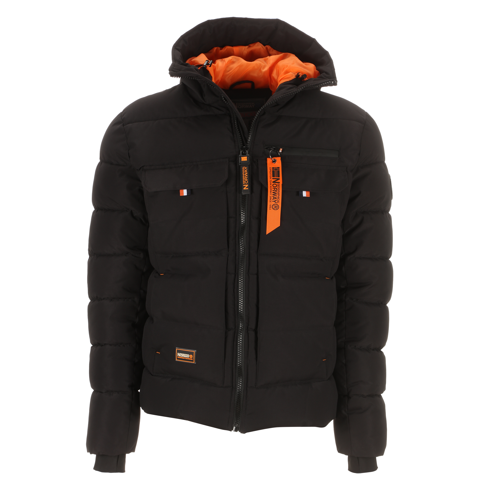 Parka zippée  - Noir
