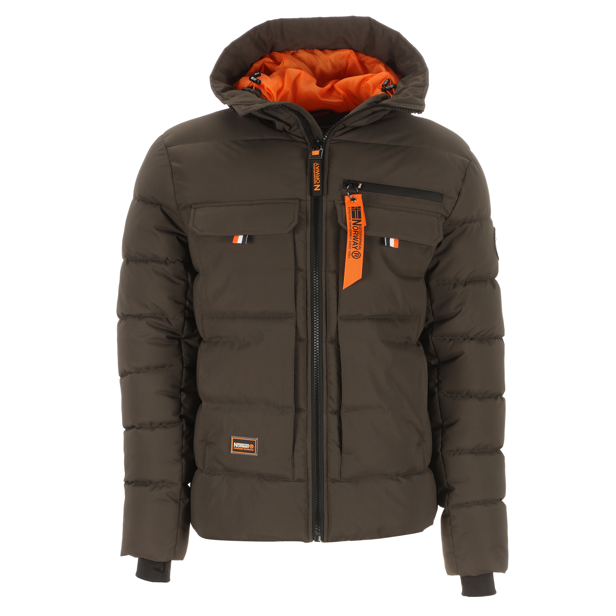 Parka zippée  - Kaki