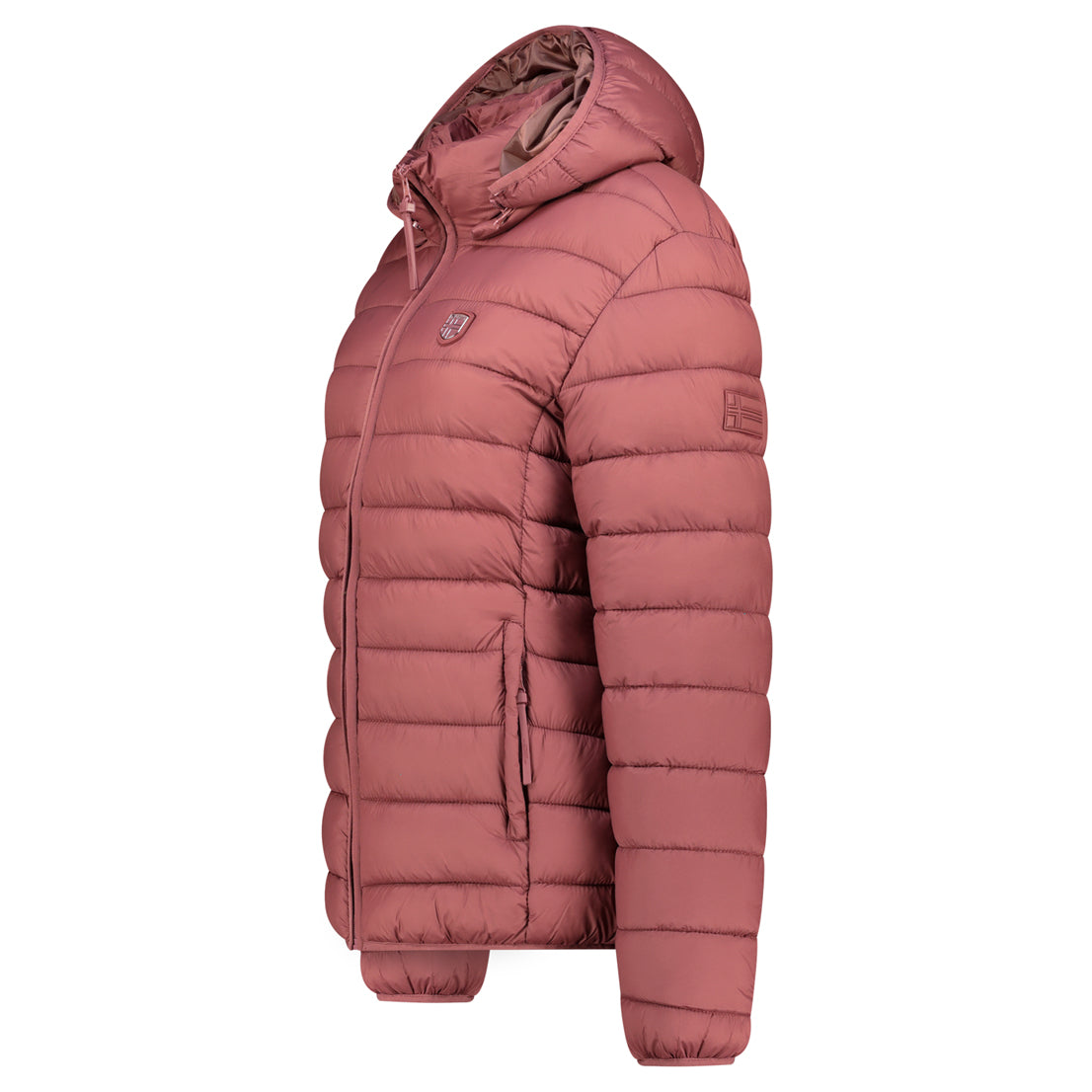 Doudoune courte à capuche Geographical Norway pour femme – du S au XXL - Rose