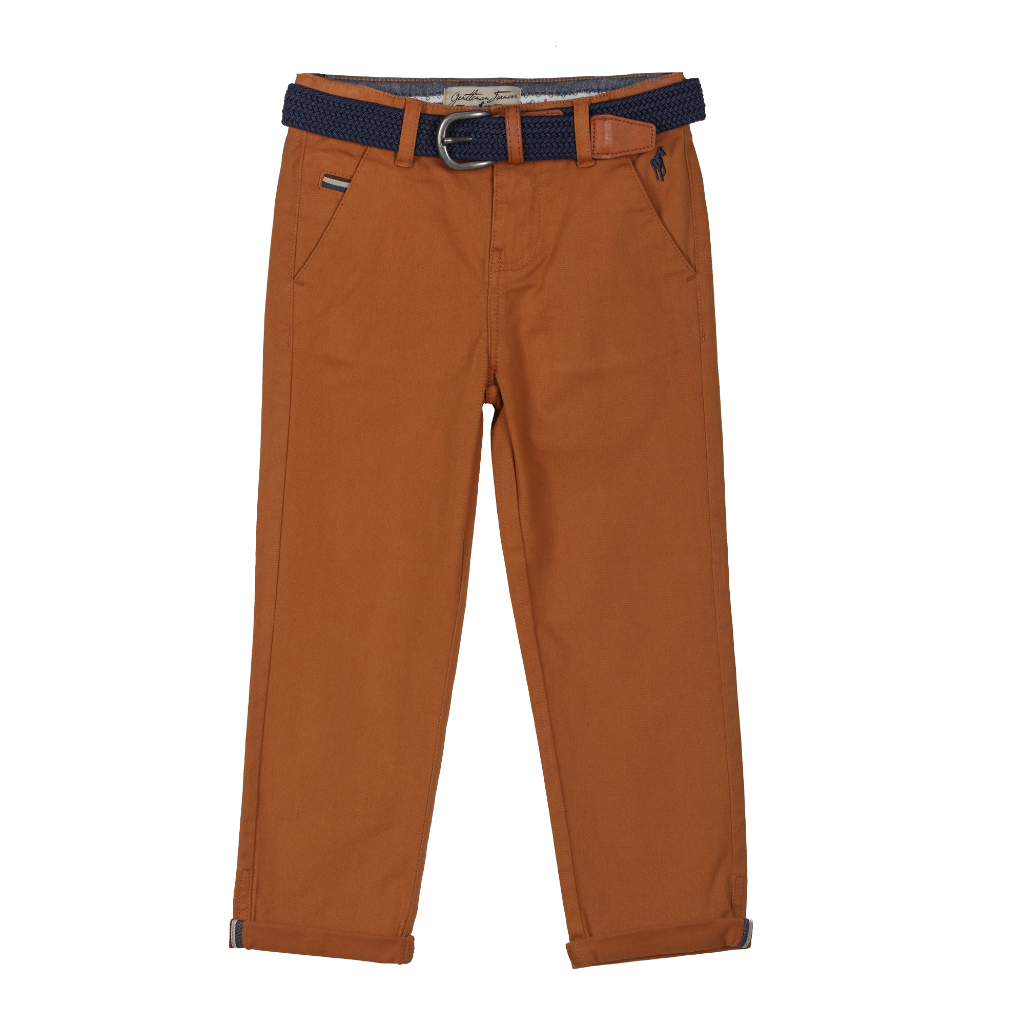 Pantalon chino avec ceinture 3/6ans - Bleu foncé