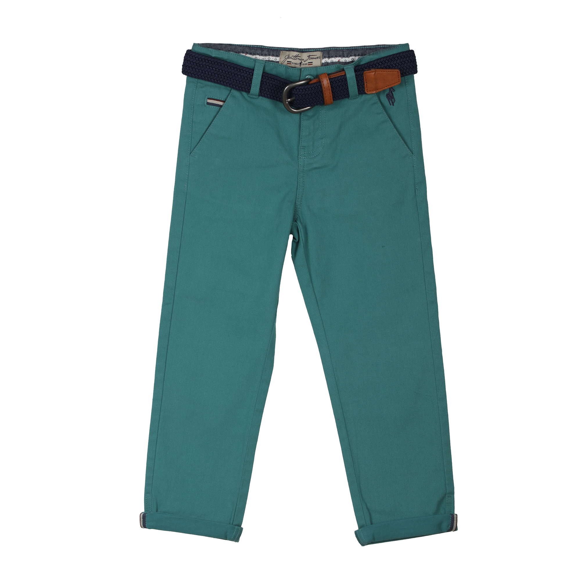 Pantalon chino avec ceinture 3/6ans - Bleu foncé