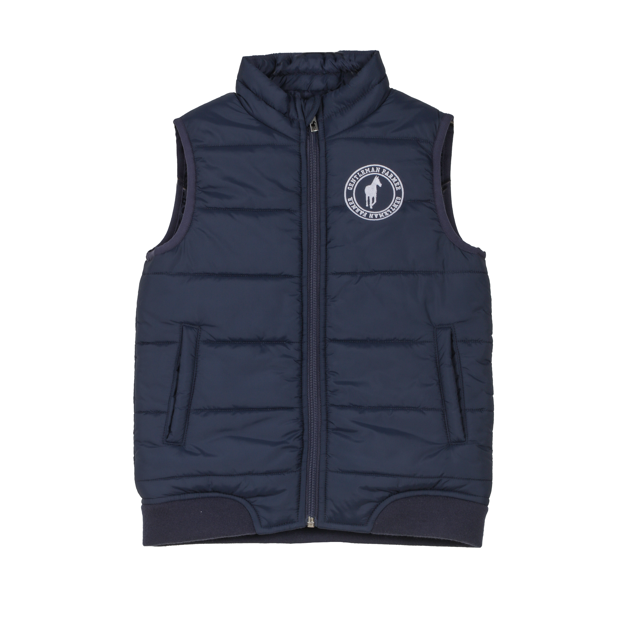 Doudoune sans manches 3/6ans - Bleu foncé