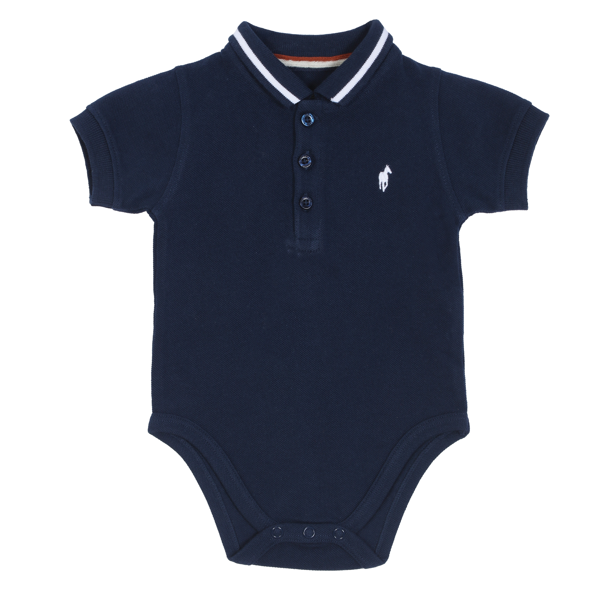 Body polo 3/23 mois - Blanc