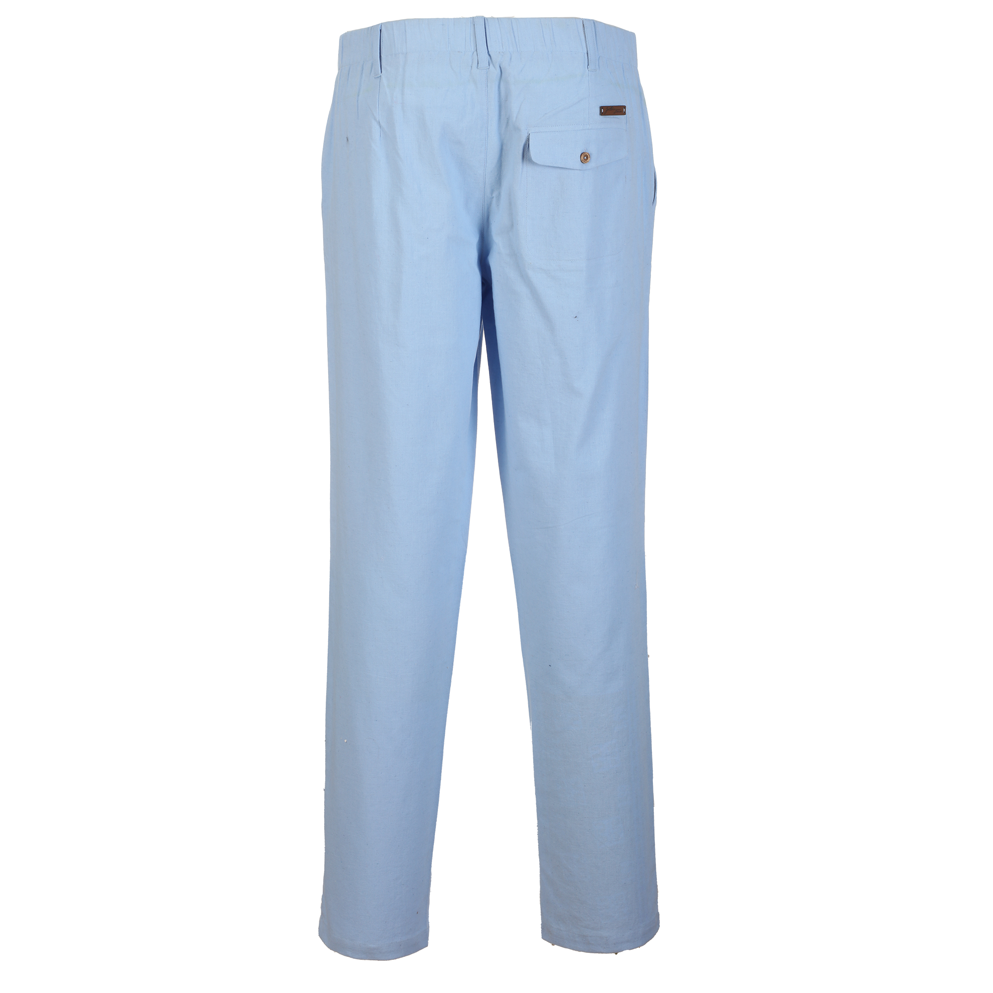 Pantalon à broderie lin et coton  - Blanc