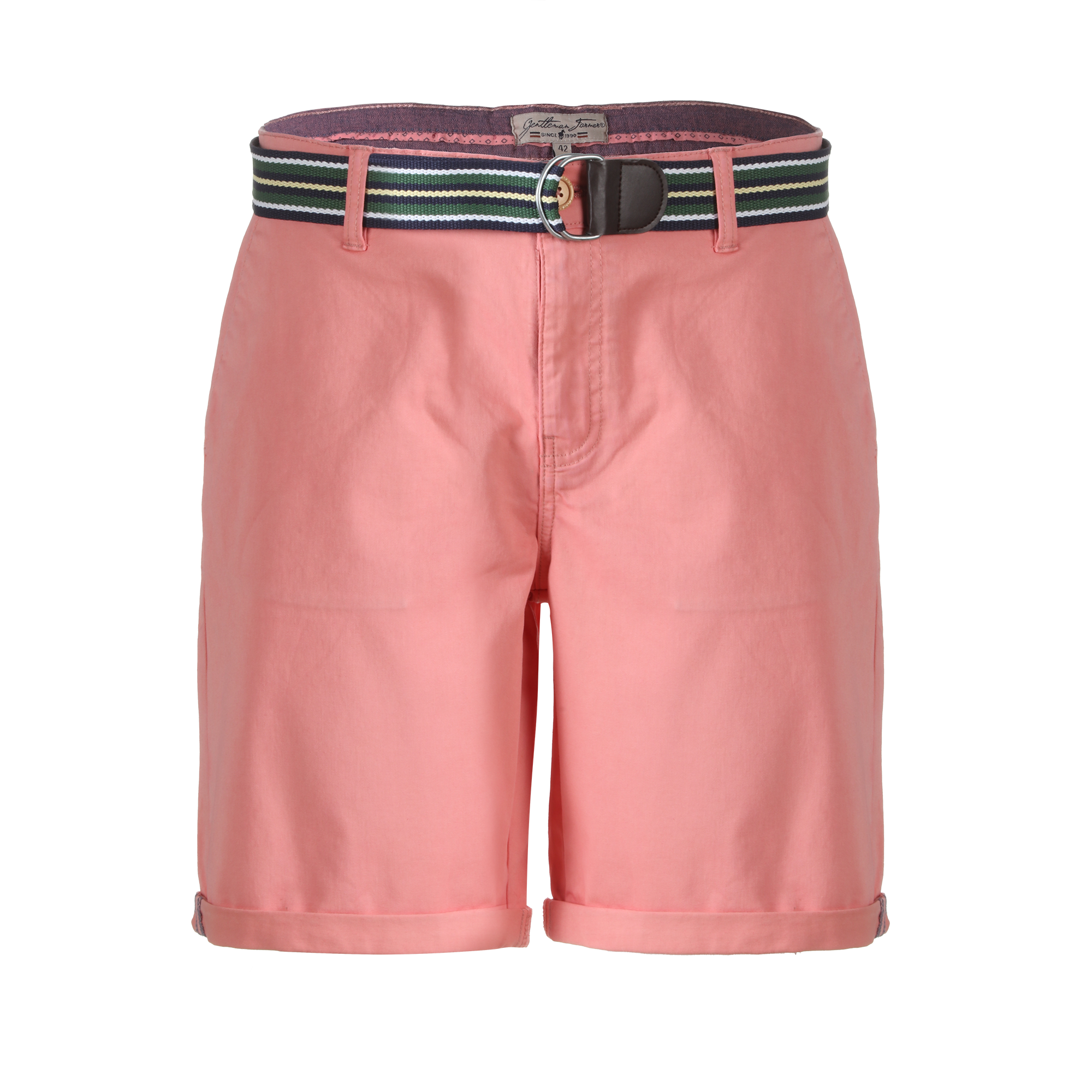 Bermuda avec ceinture  - Rose