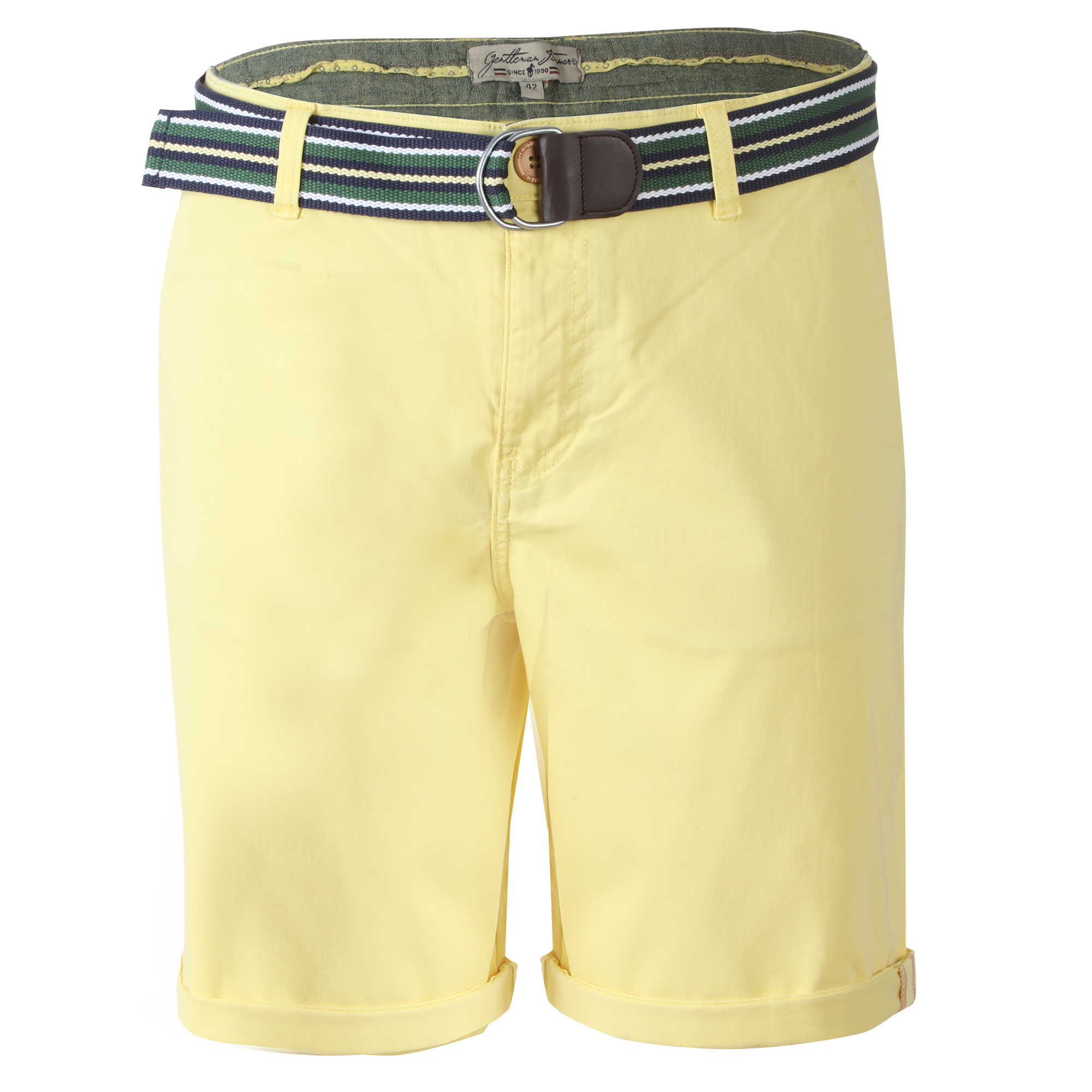 Bermuda avec ceinture  - Kaki