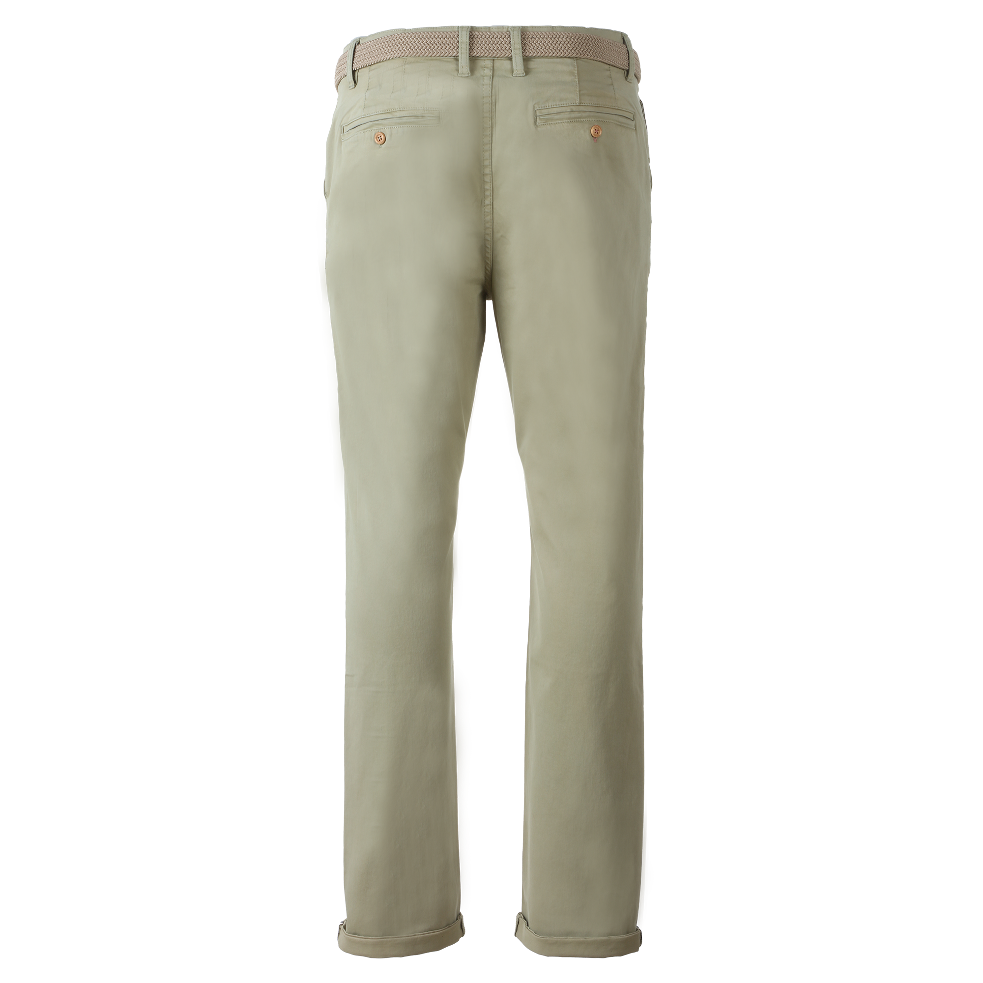 Pantalon chino + ceinture  - Rose