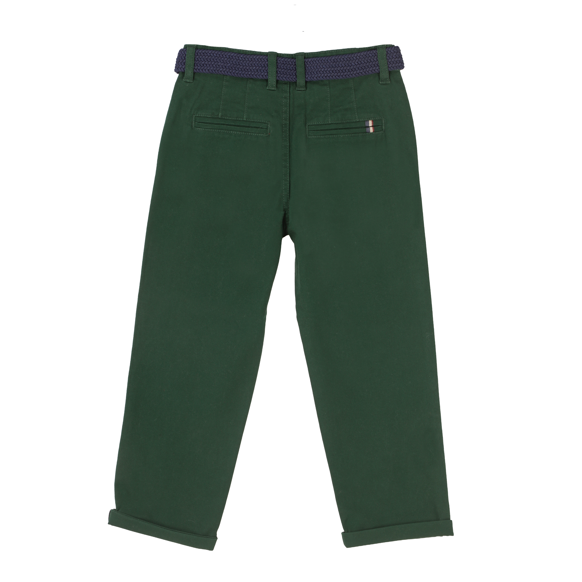 Pantalon chino avec ceinture 3/12 ans - Vert