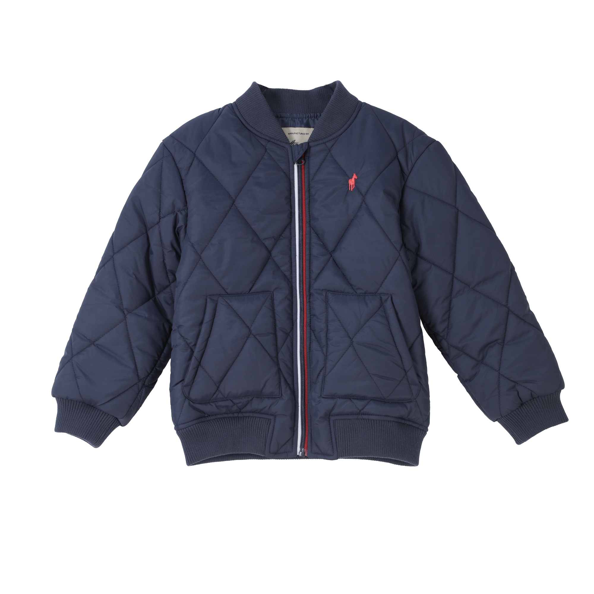 Blouson zippé 3/12 ans - Bleu foncé