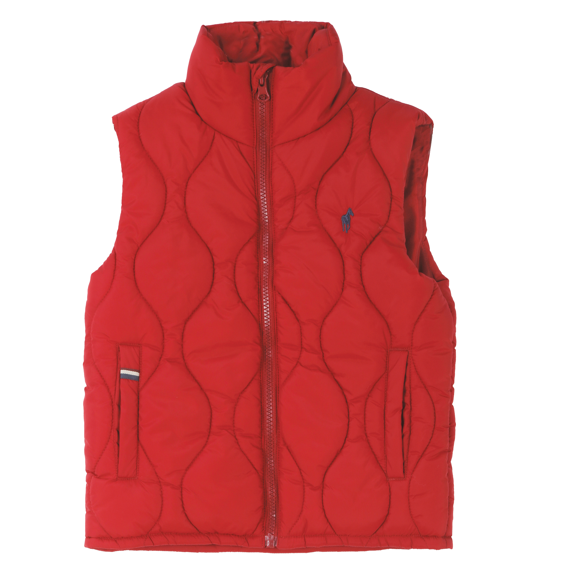 Doudoune sans manches 3/12 ans - Rouge