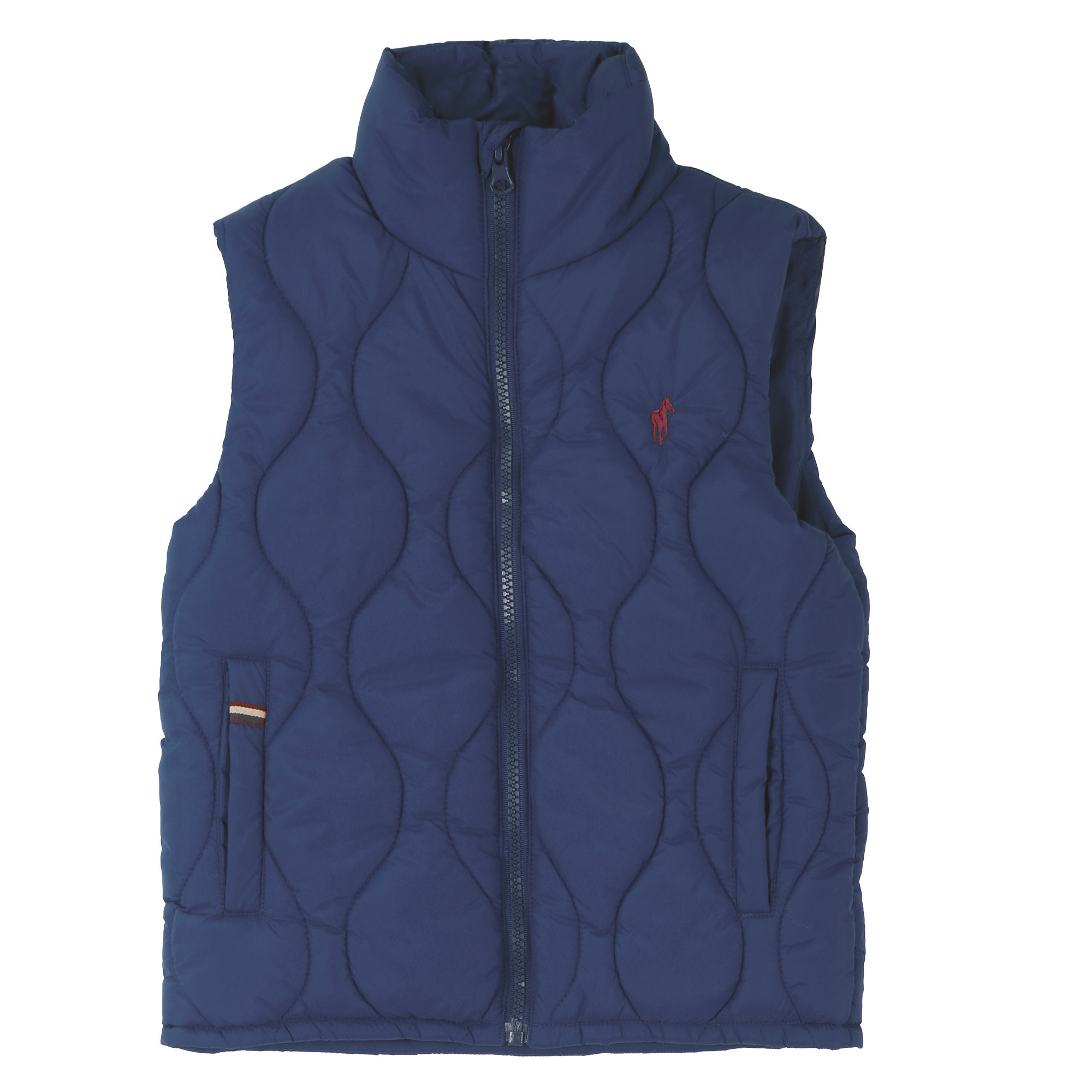 Doudoune sans manches 3/12 ans - Bleu foncé