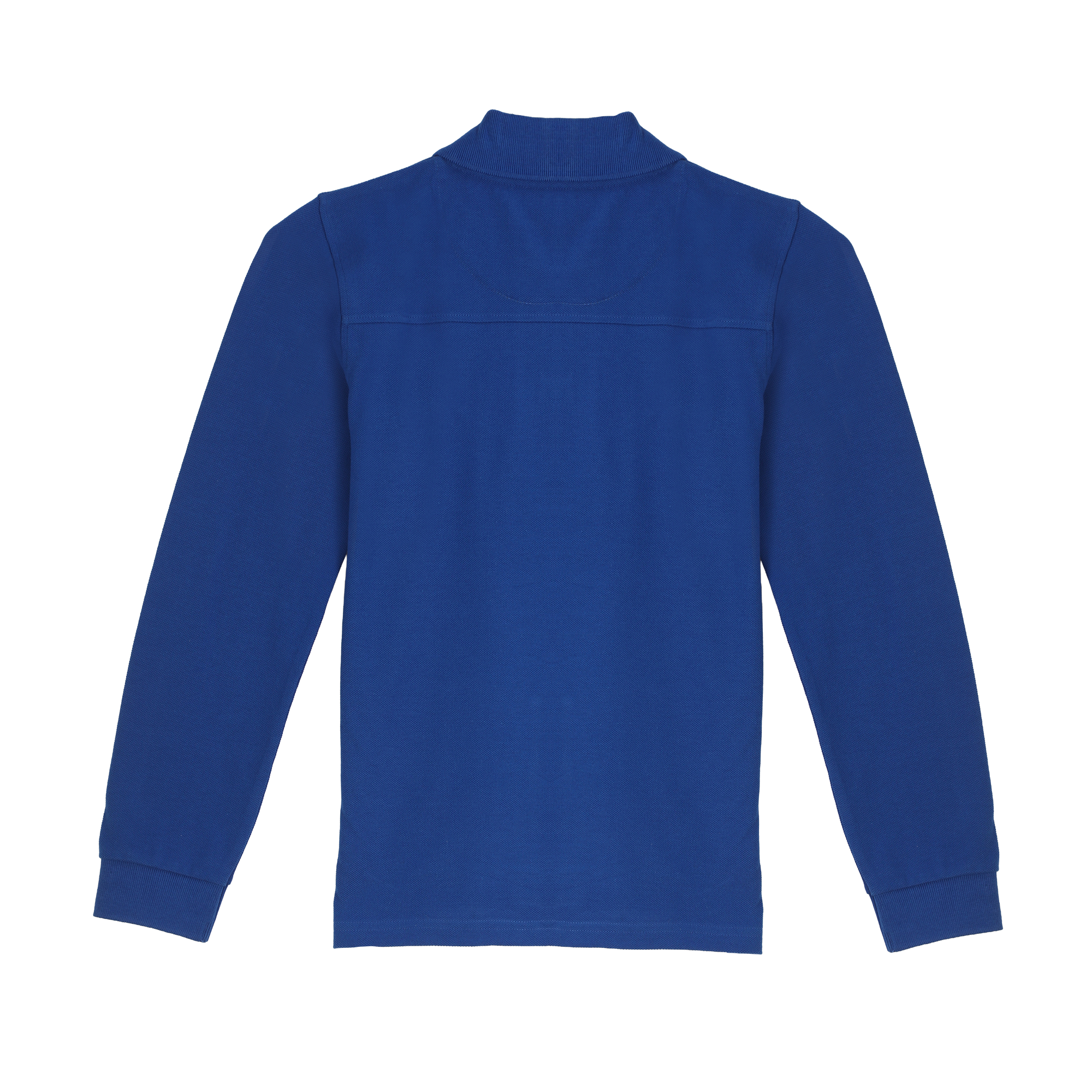 Polo manches longues avec broderie 3/12 ans - Bleu
