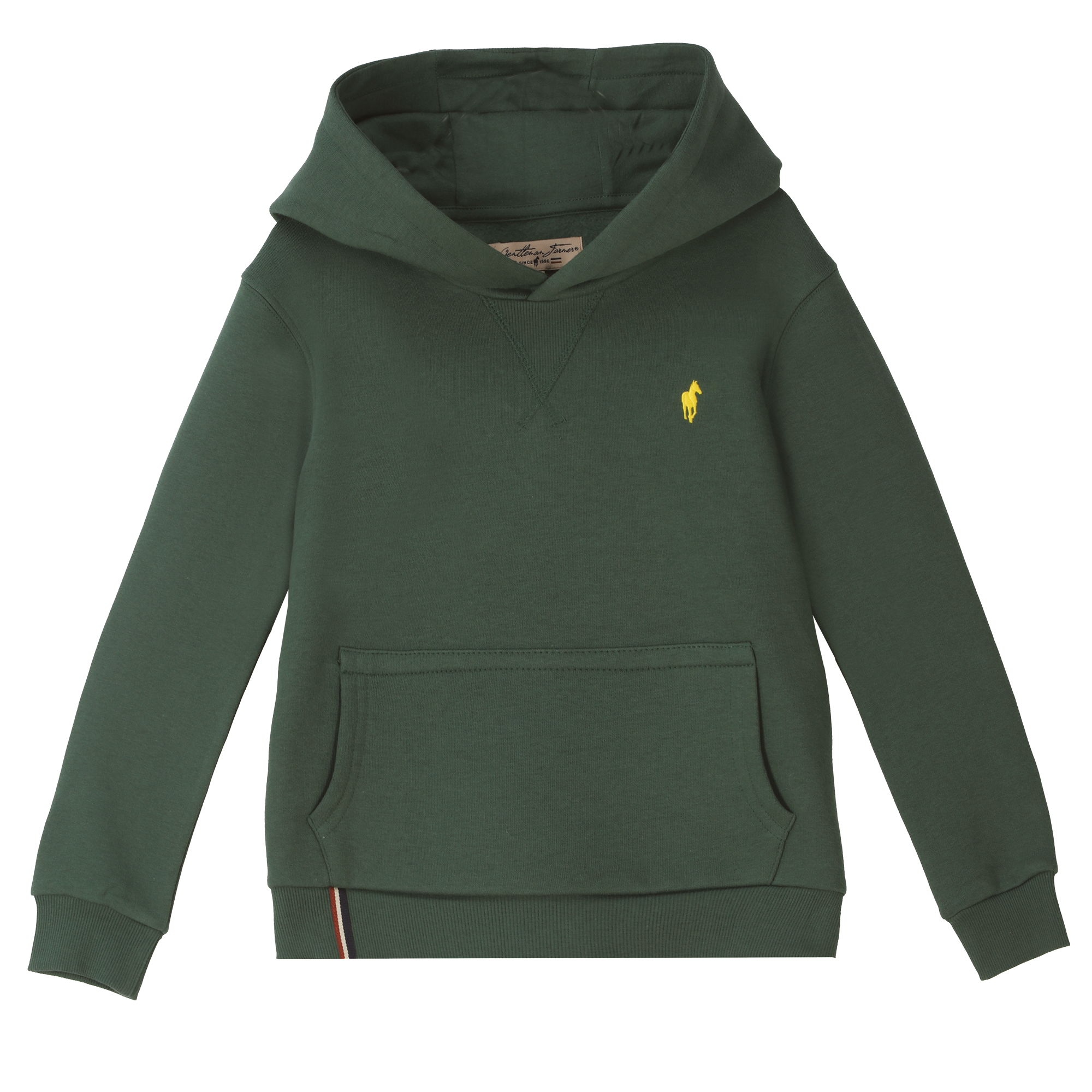 Sweat à capuche avec broderie 3/12 ans  - Rouge