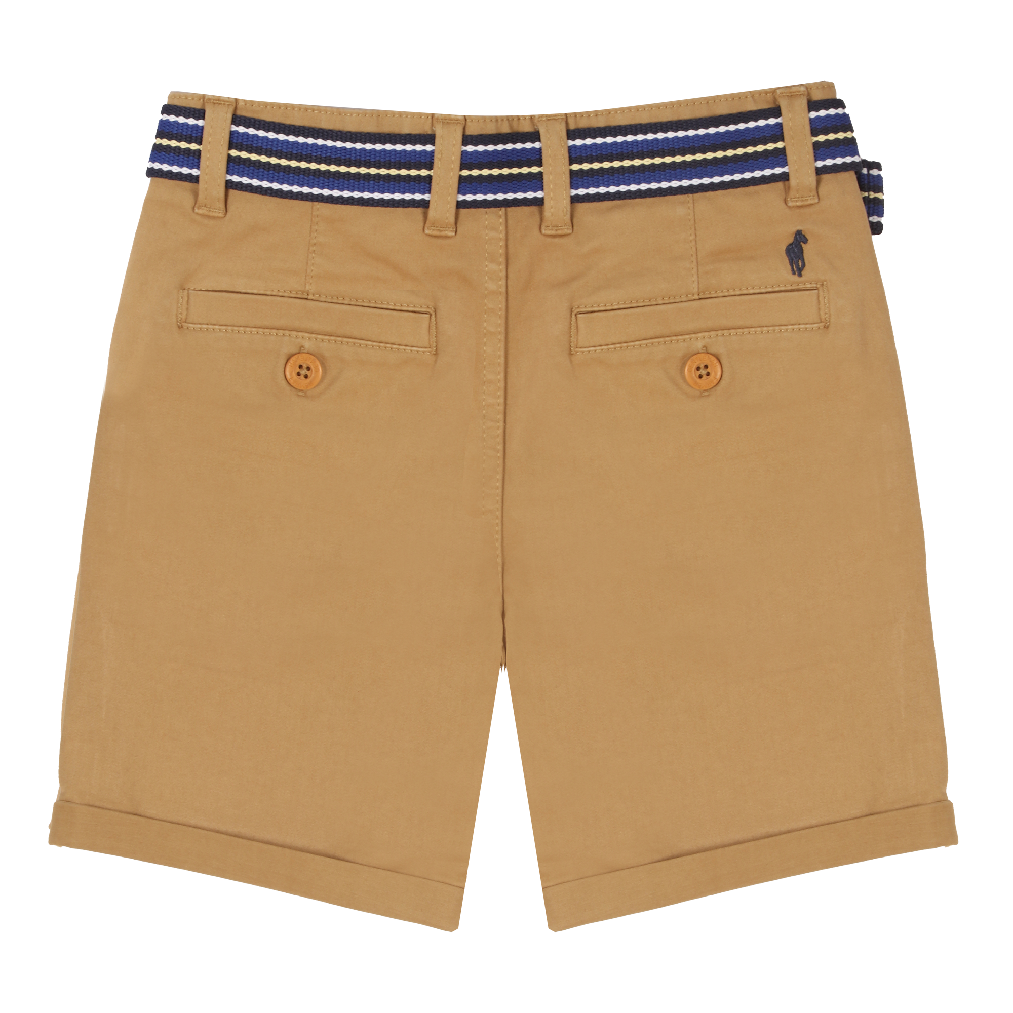Bermuda avec ceinture 3/12 ans - Jaune