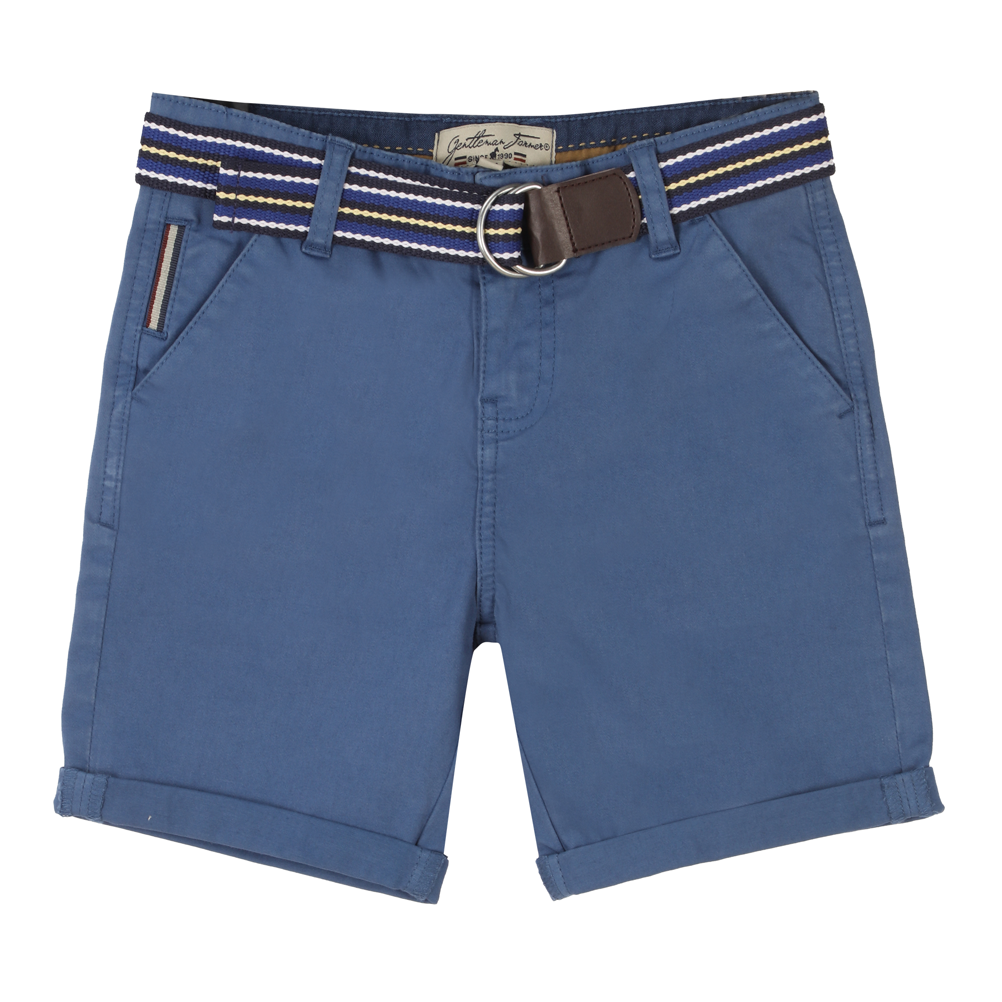 Bermuda avec ceinture 3/12 ans - Jaune