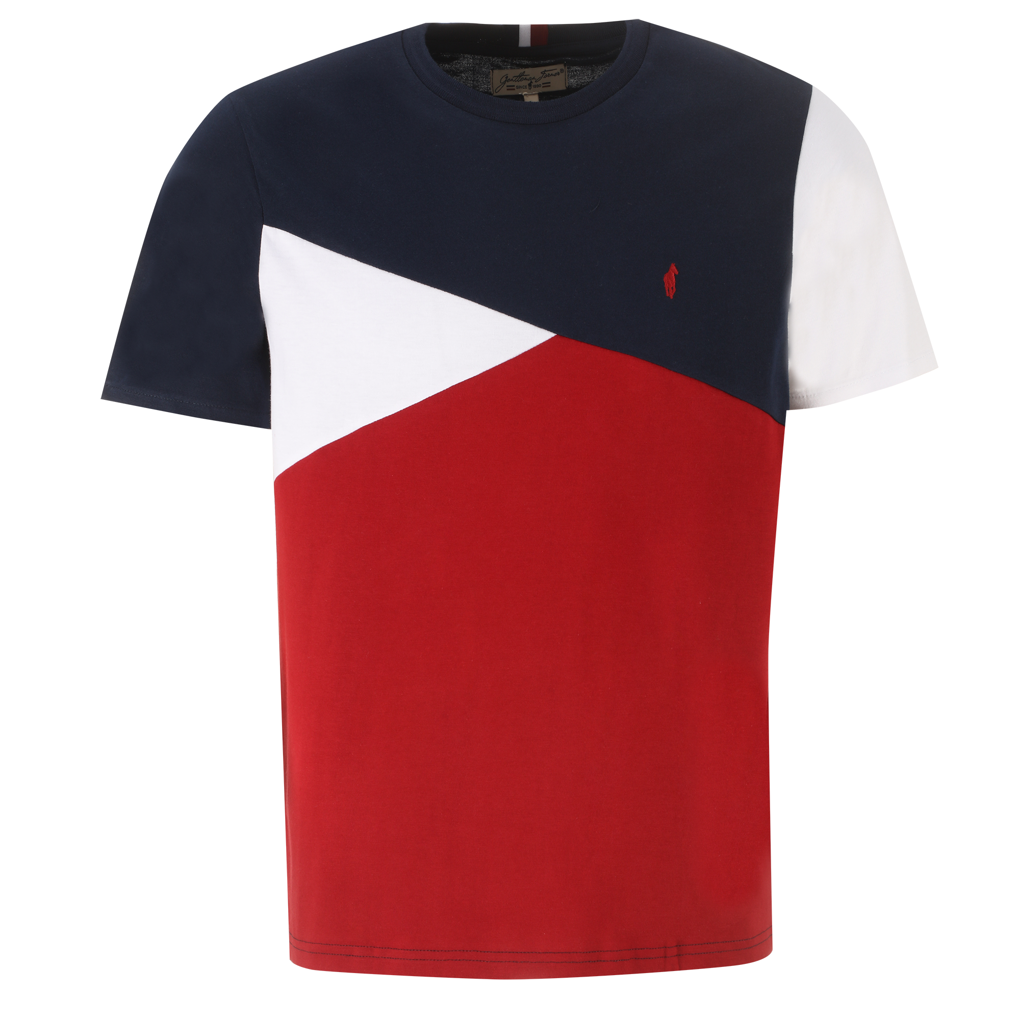 Tee-shirt col rond - Rouge
